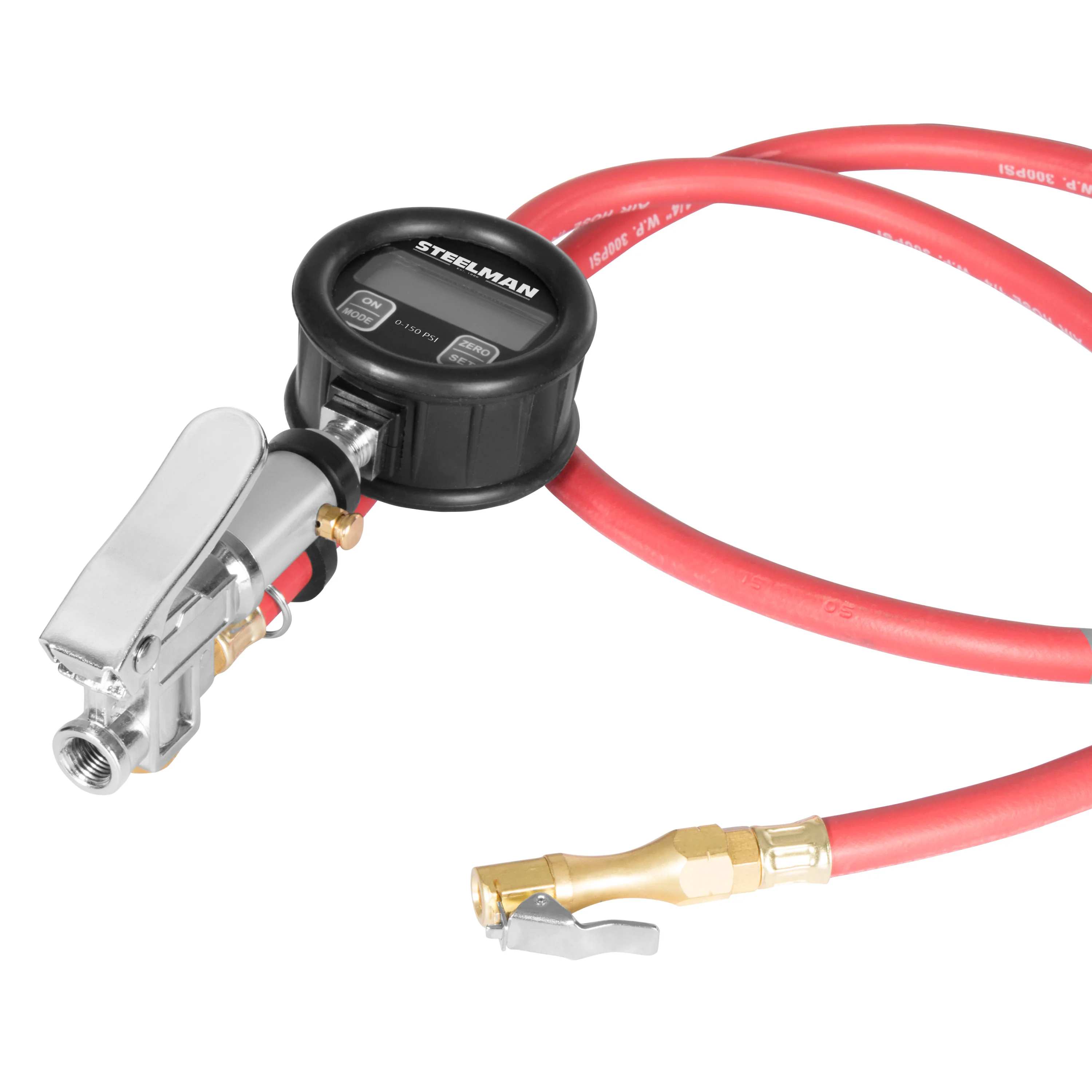 0-150 PSI Digital Gauge Inflator with 10-Foot Whip Hose - Image 4