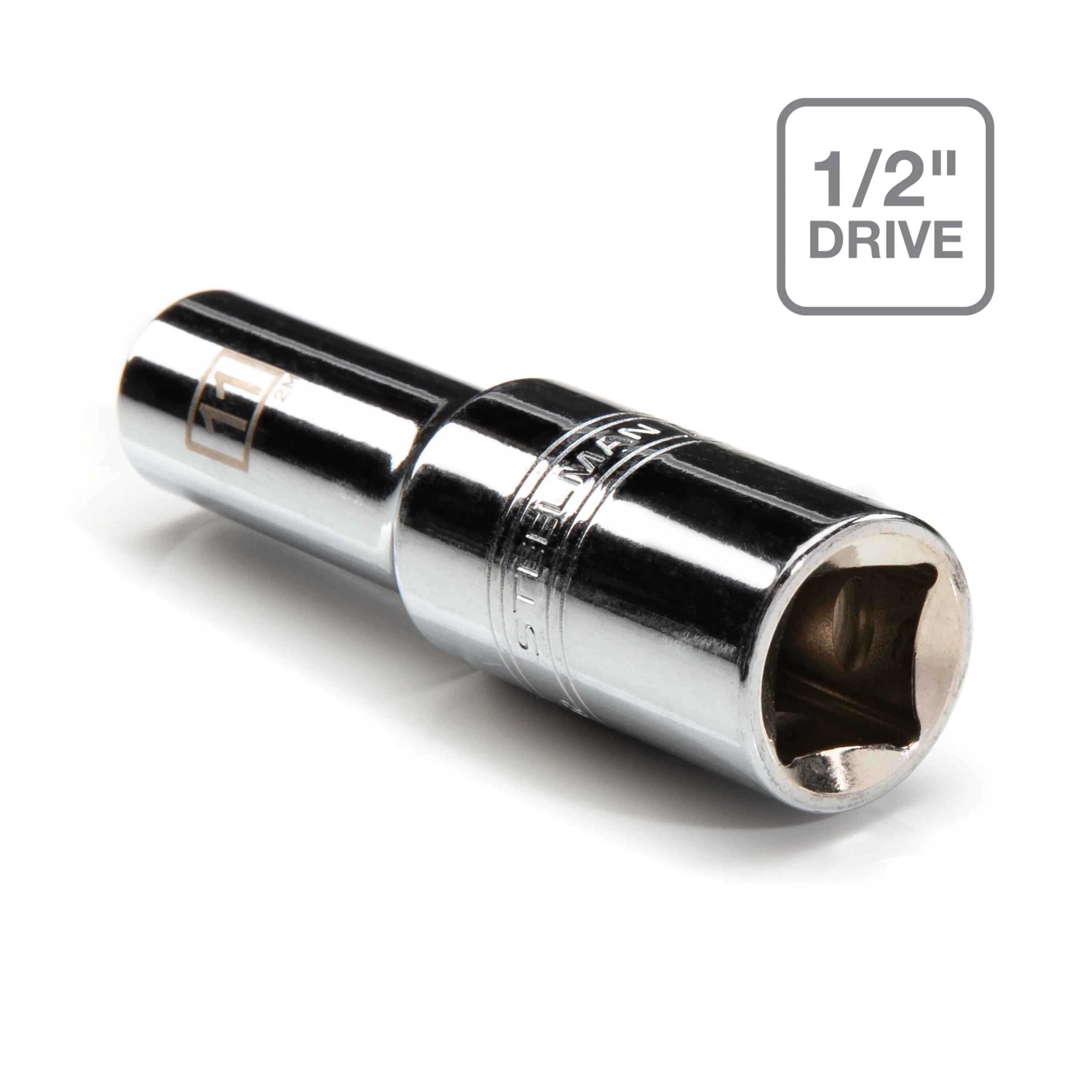 1/2-Inch Drive x 11mm Deep 6-Point Socket - Image 4