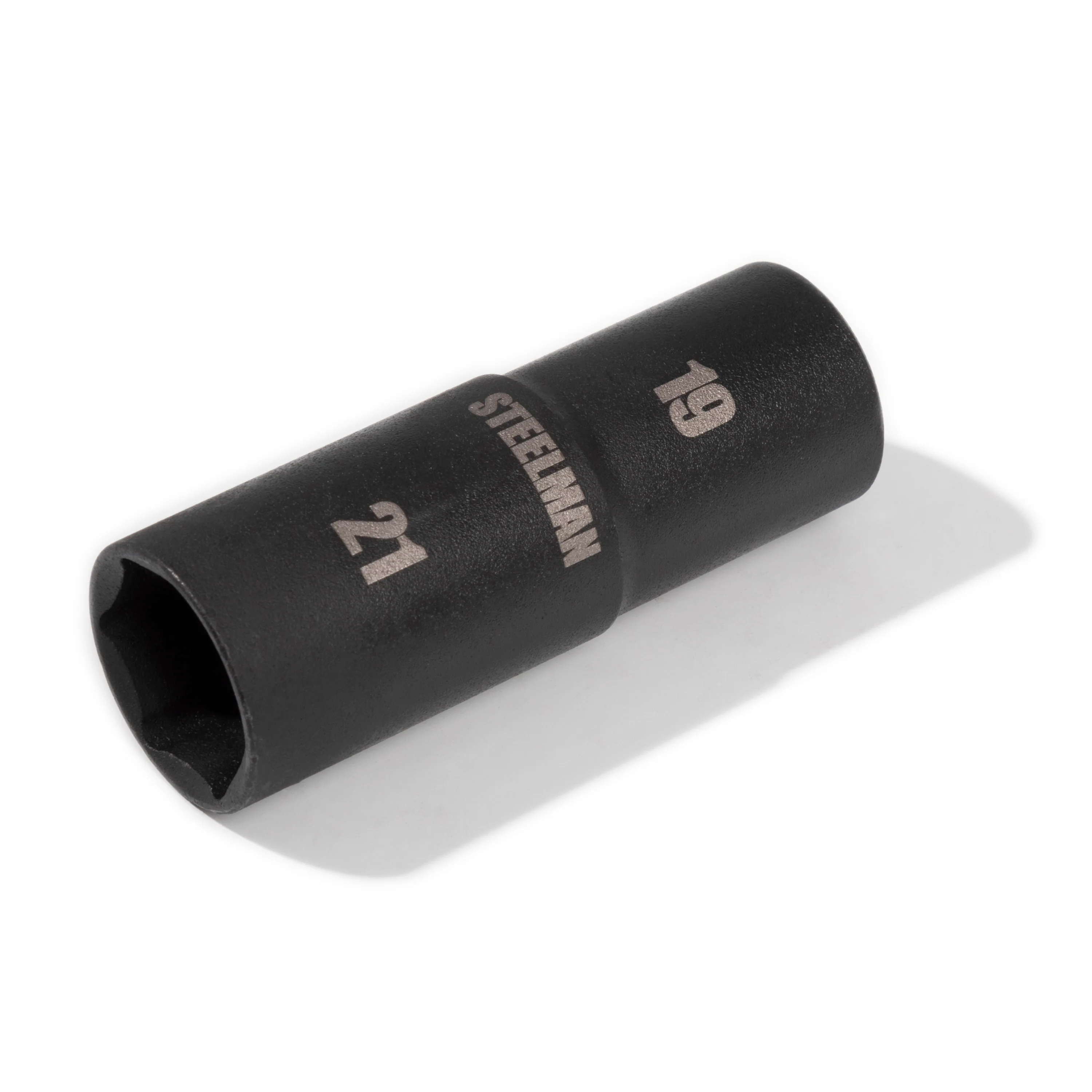 1/2-Inch Drive 19mm x 21mm 6-Point Thin Wall Impact Flip Socket - Image 2