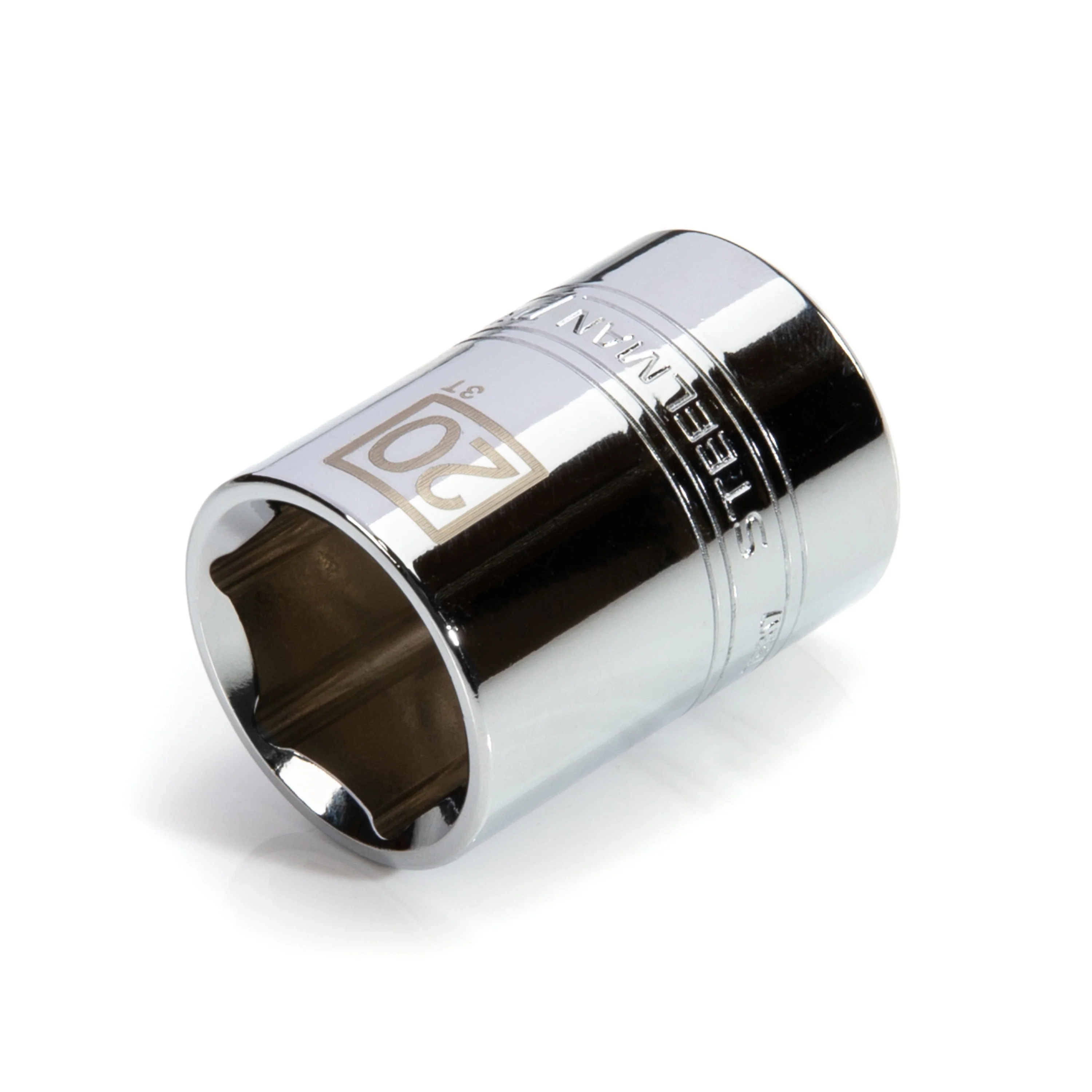 1/2-Inch Drive x 20mm 6-Point Metric Single Socket
