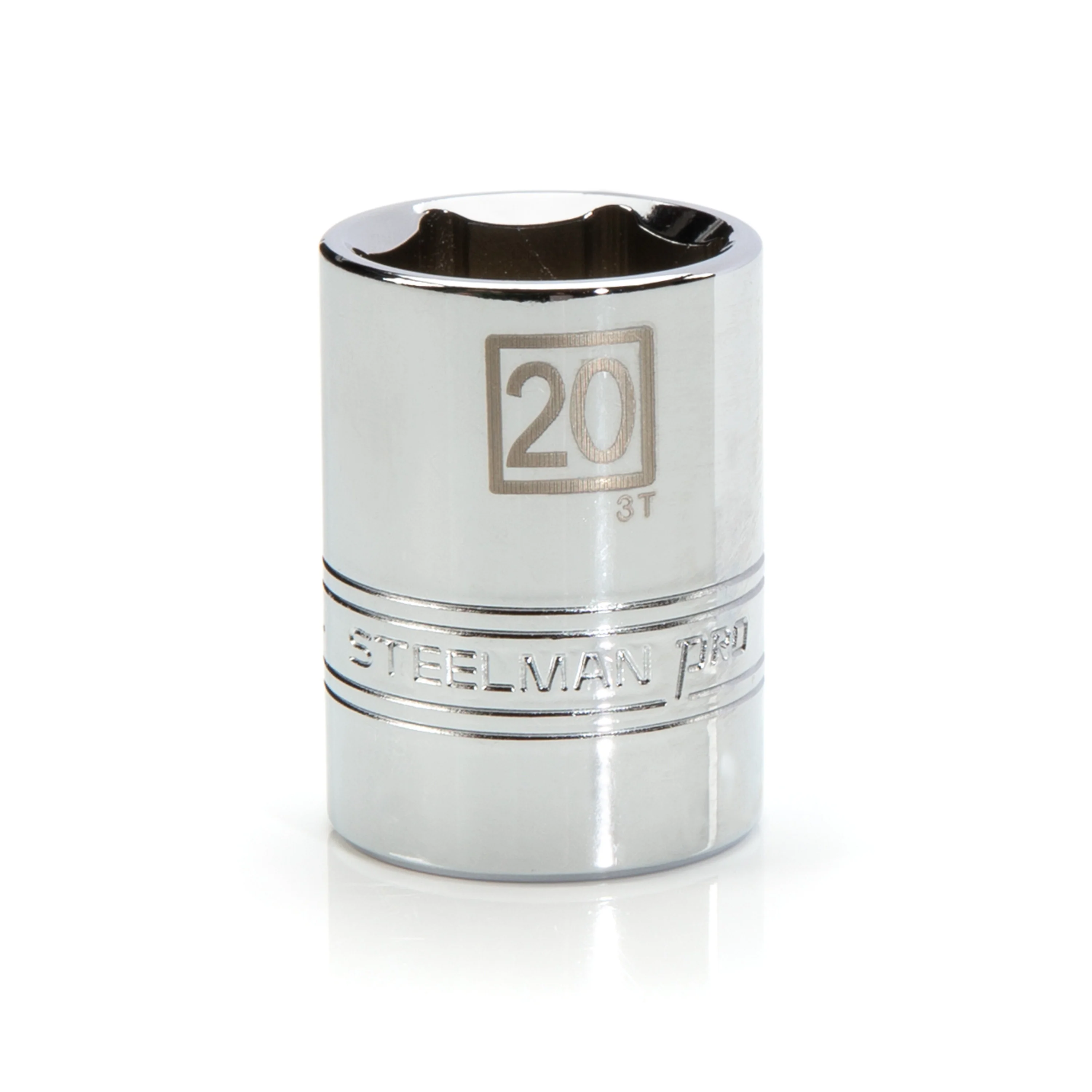1/2-Inch Drive x 20mm 6-Point Metric Single Socket - Image 2