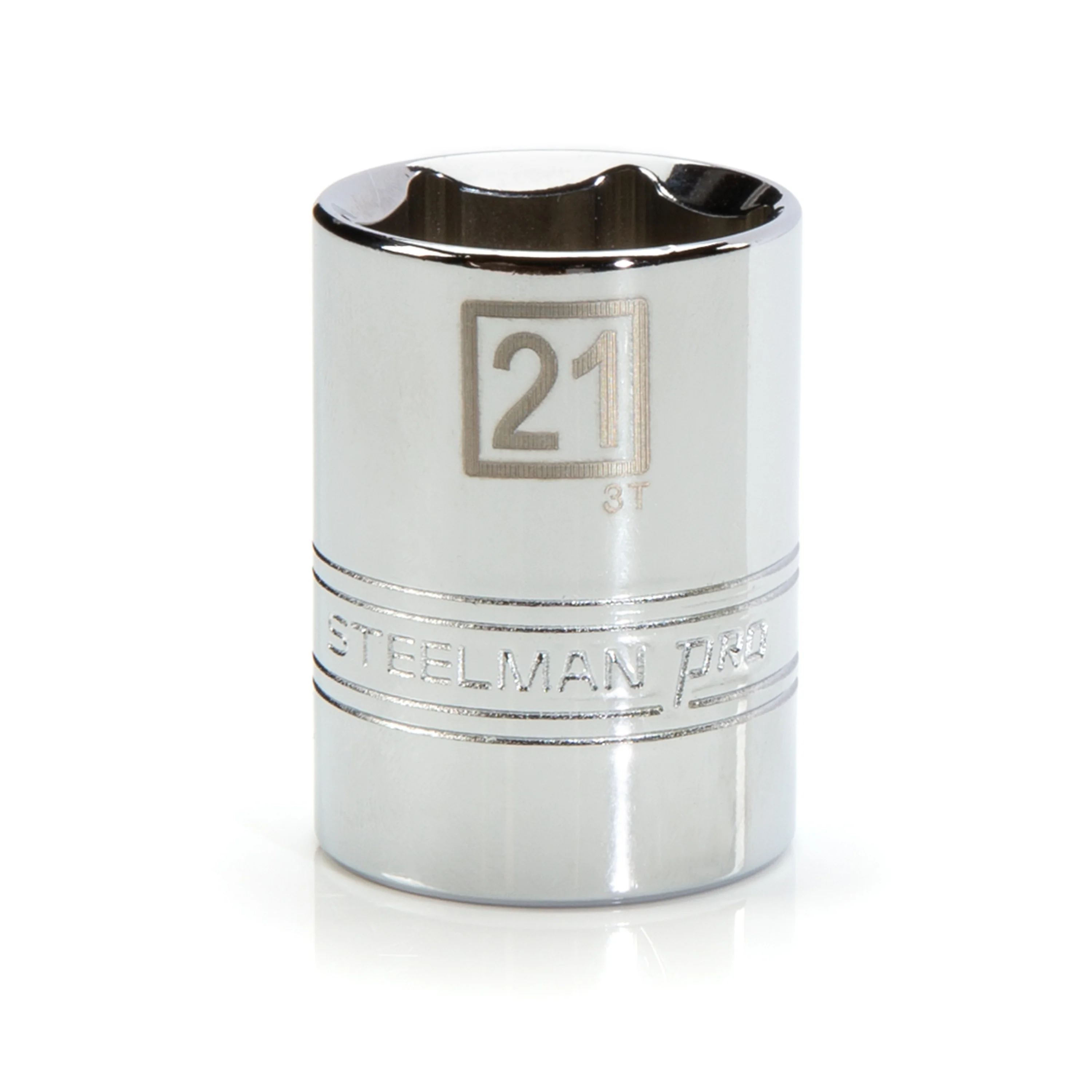 1/2-Inch Drive x 21mm 6-Point Metric Single Socket - Image 2