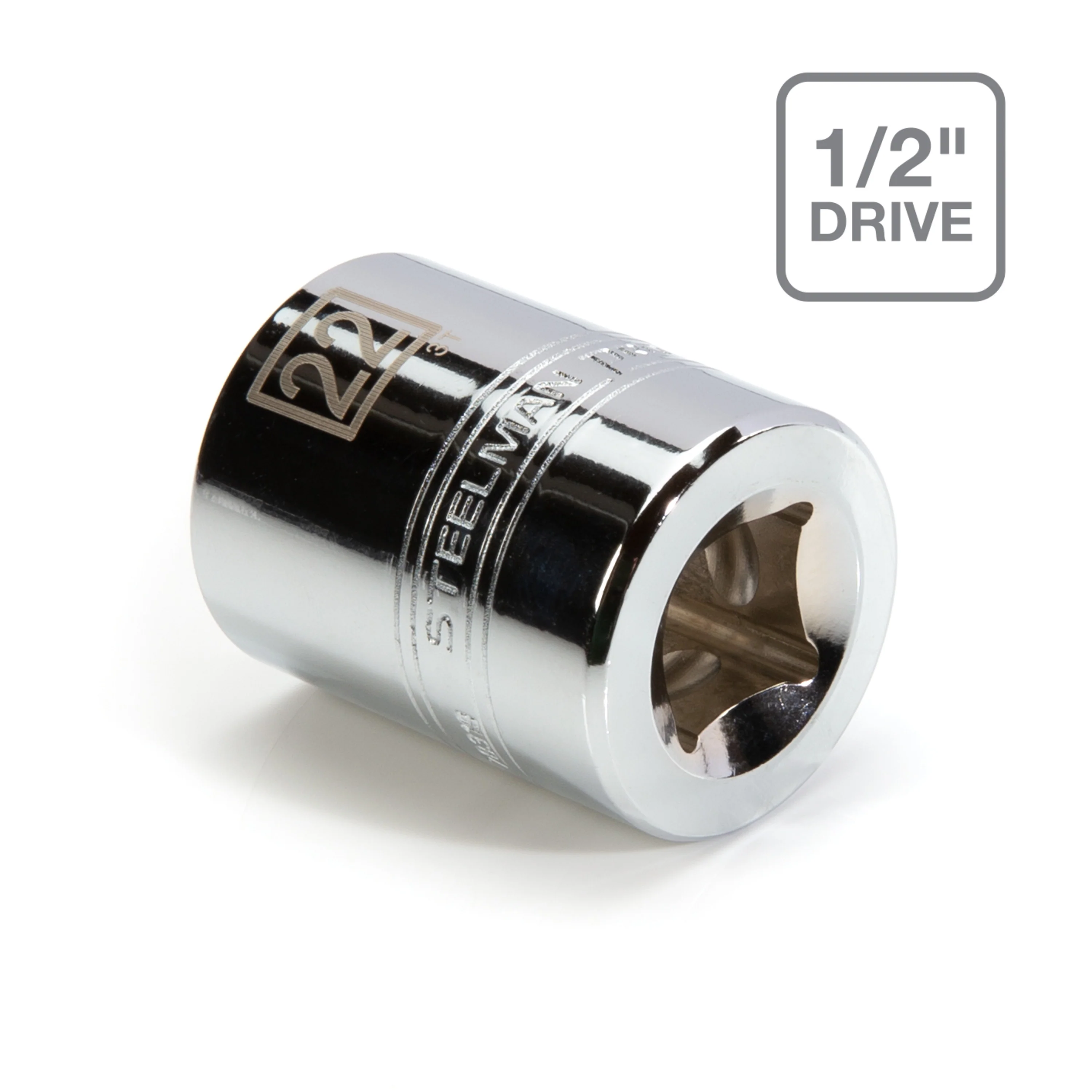 1/2-Inch Drive x 22mm 6-Point Metric Single Socket - Image 4