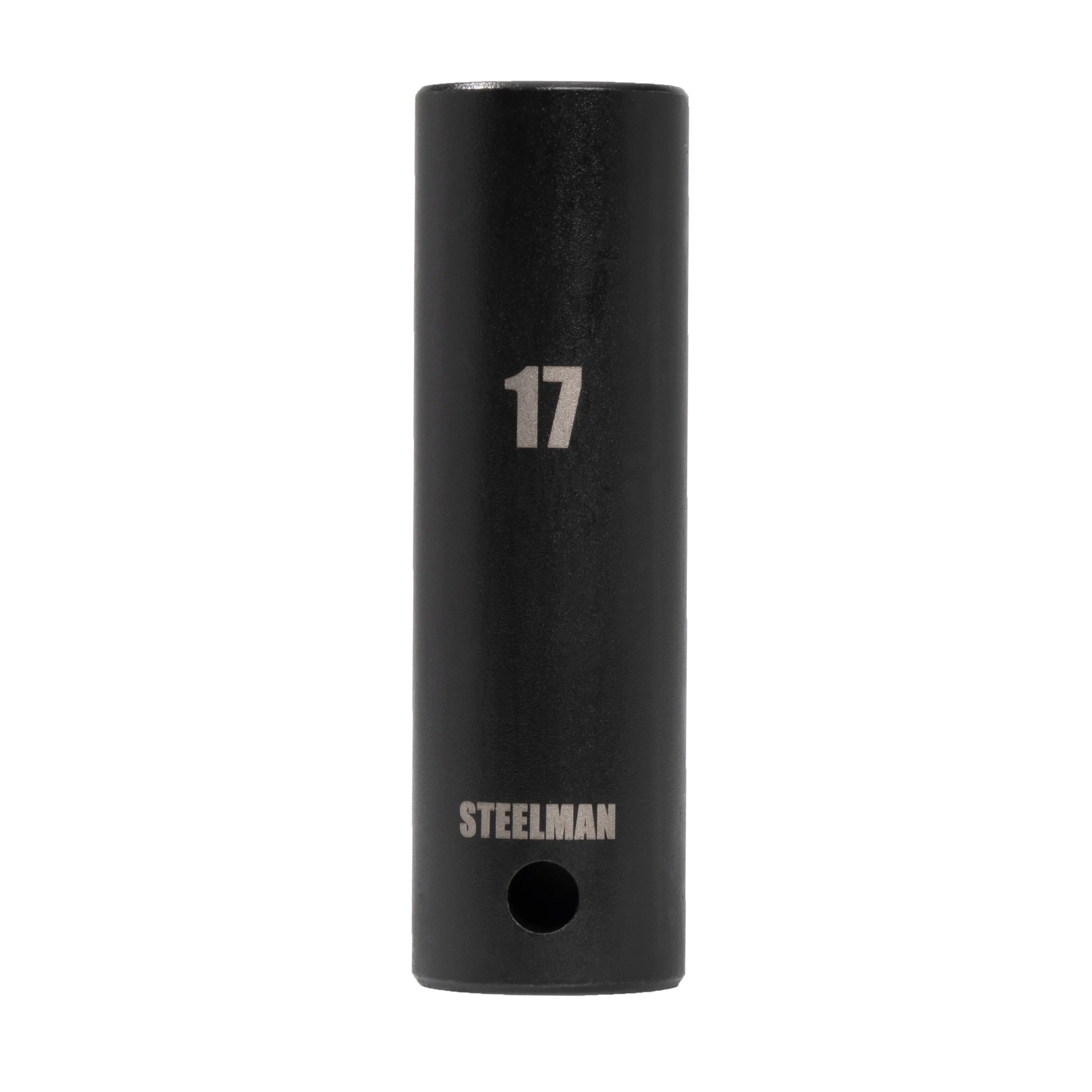 1/2-Inch Drive x 17mm Deep Well Thin Wall 6-Point Impact Socket - Image 2
