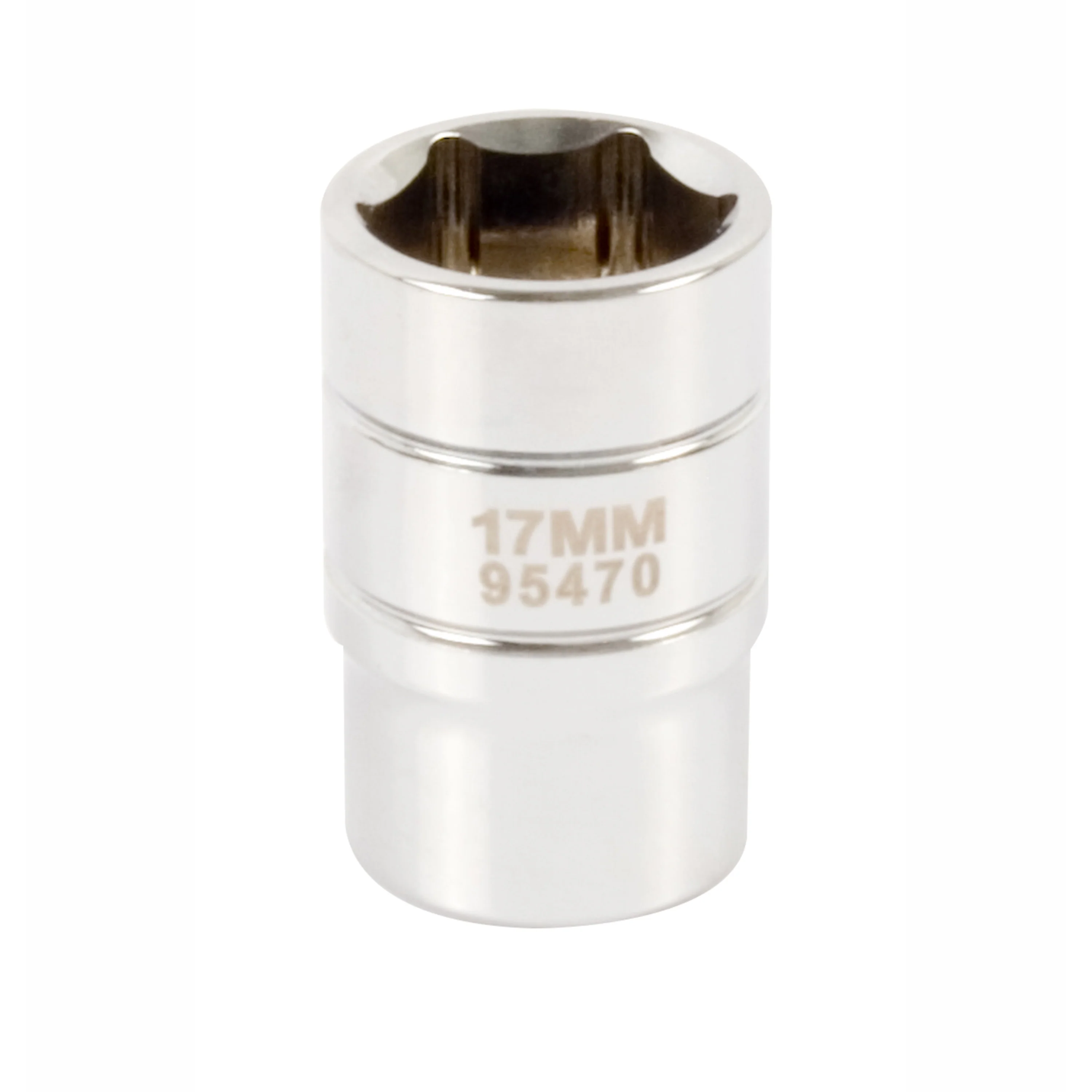 1/2-Inch Drive x 17mm Shallow 6-Point Metric Socket