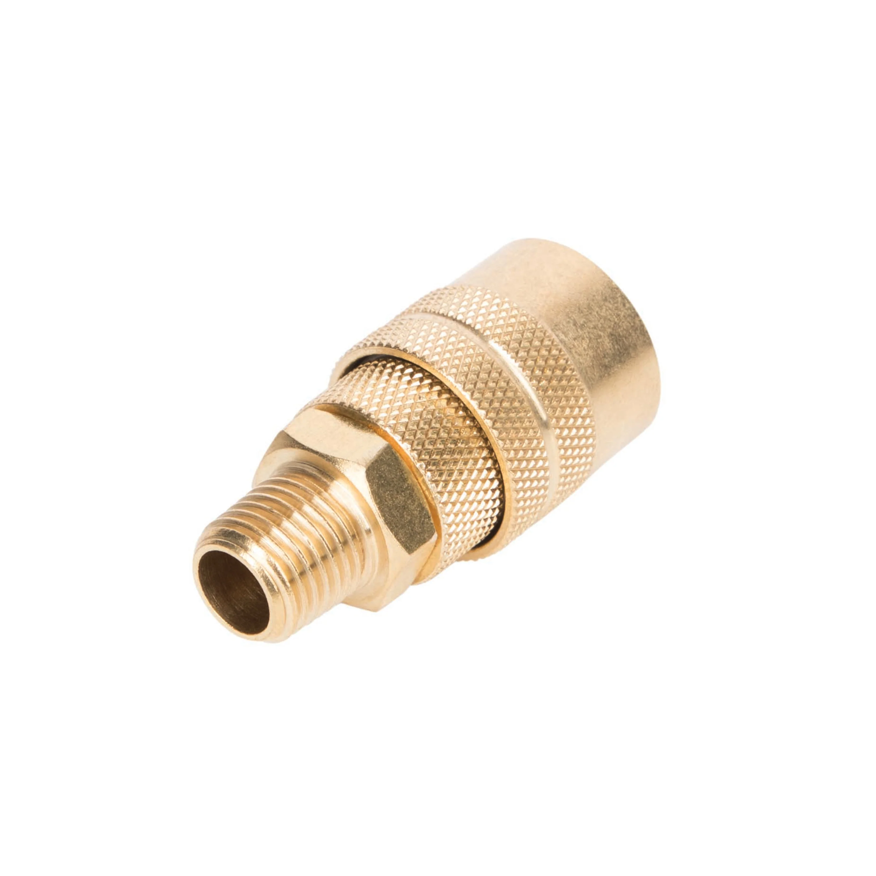 1/4-Inch Industrial Brass Coupler 1/4-Inch Male NPT 10-Pack - Image 4