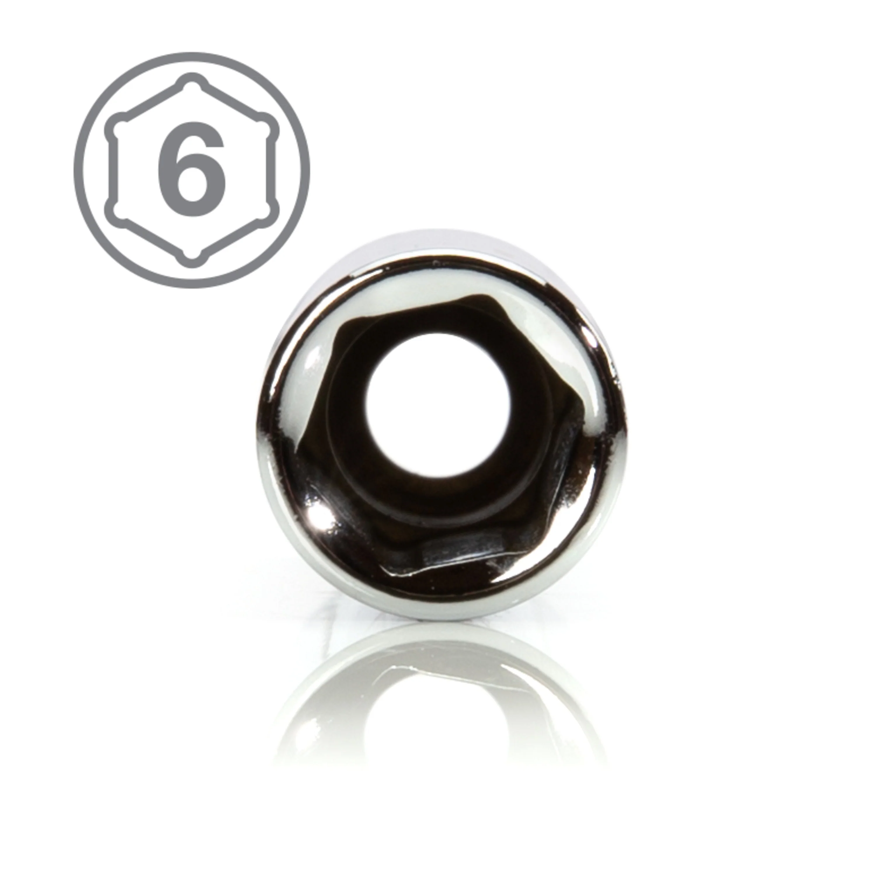 1/4-Inch Drive x 11/32-Inch Deep 6-Point Socket - Image 5