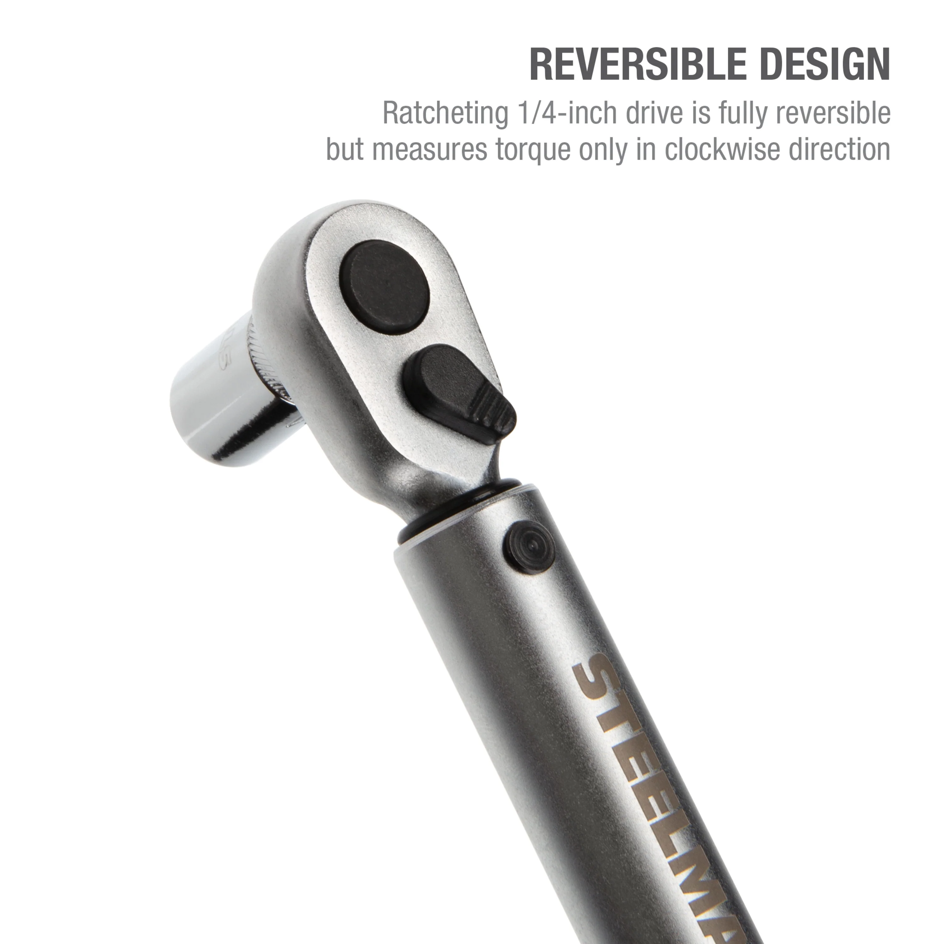 1/4-Inch Drive Adjustable Torque Wrench, 30-150 Inch-Pounds - Image 6