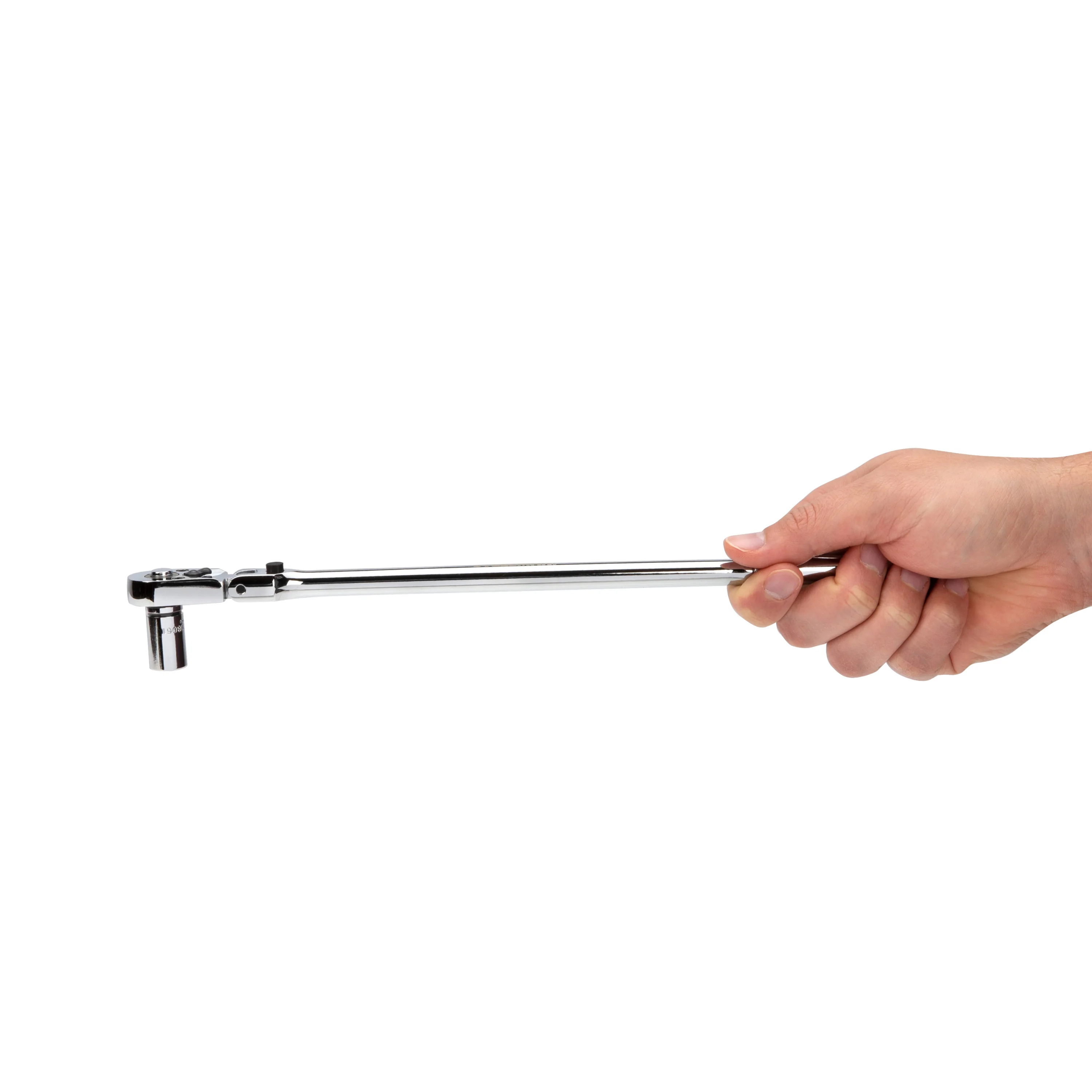 3-Piece 180-Degree Locking Flex Head 72-Tooth Reversible Quick-Release Long Handle Ratchet Set - Image 8
