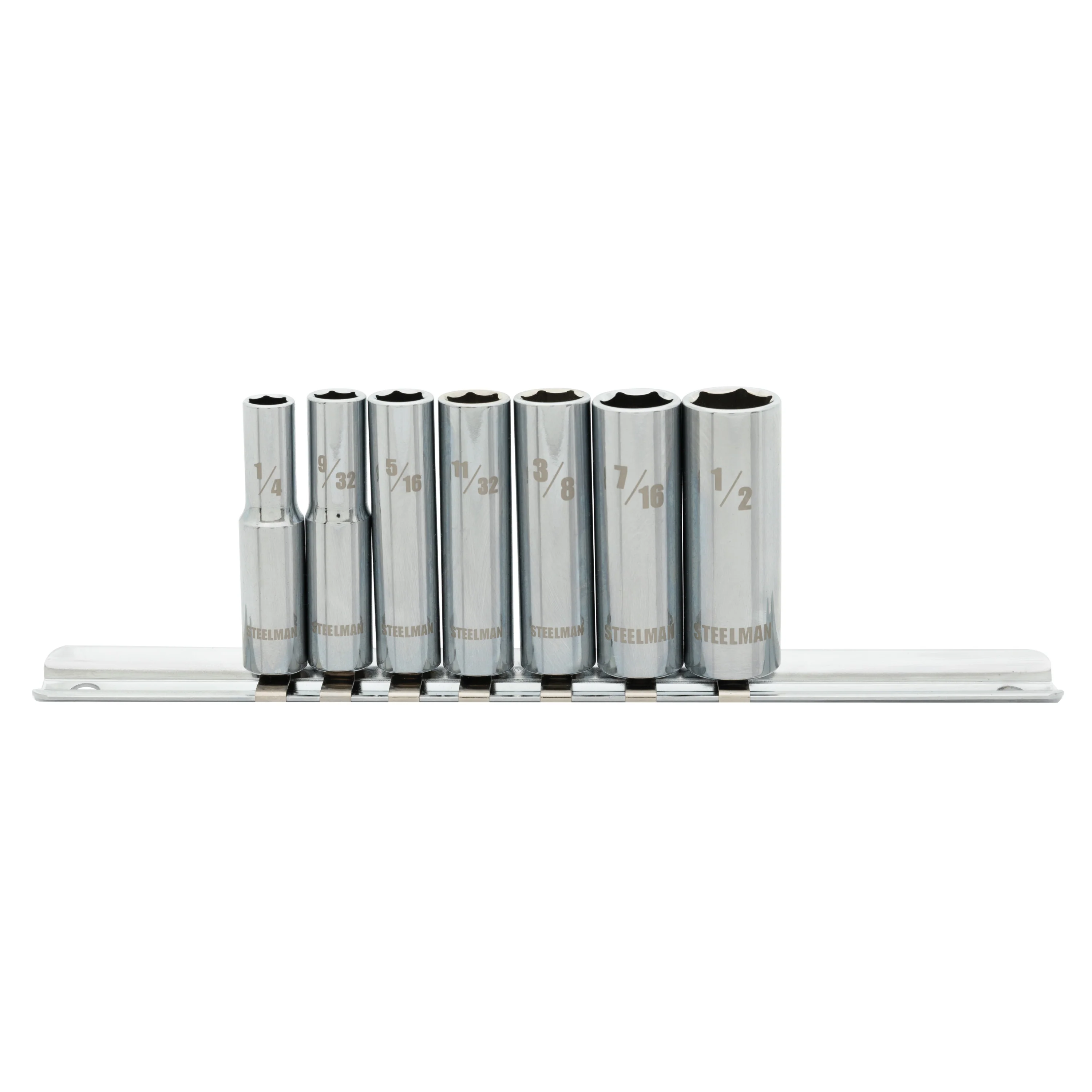 1/4-Inch Drive Deep Well SAE Socket Set, 7-Piece - Image 2