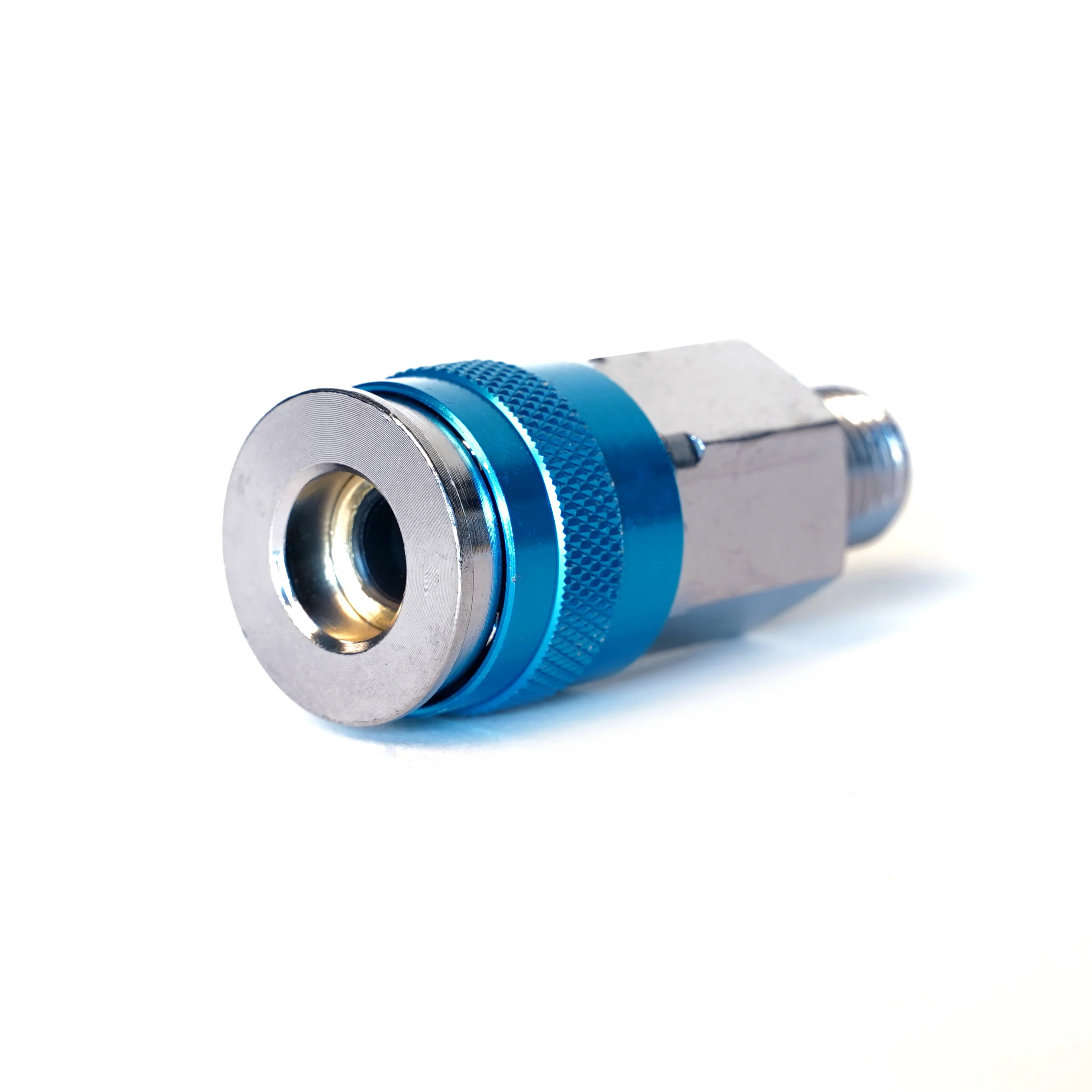1/4-Inch Plated Brass 3-In-1 Universal Quick Disconnect Coupler with 1/4-Inch Male NPT Threads - Image 5