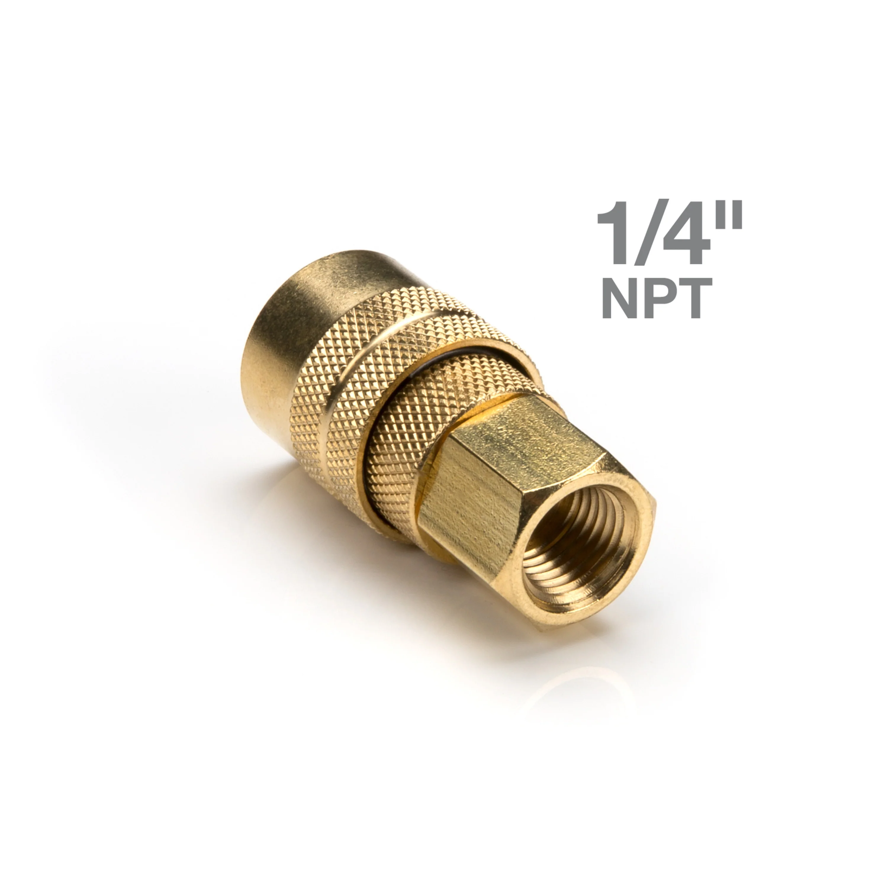 20-Piece 1/4-Inch NPT Solid Brass Coupler and Steel Plug Pack - Image 4