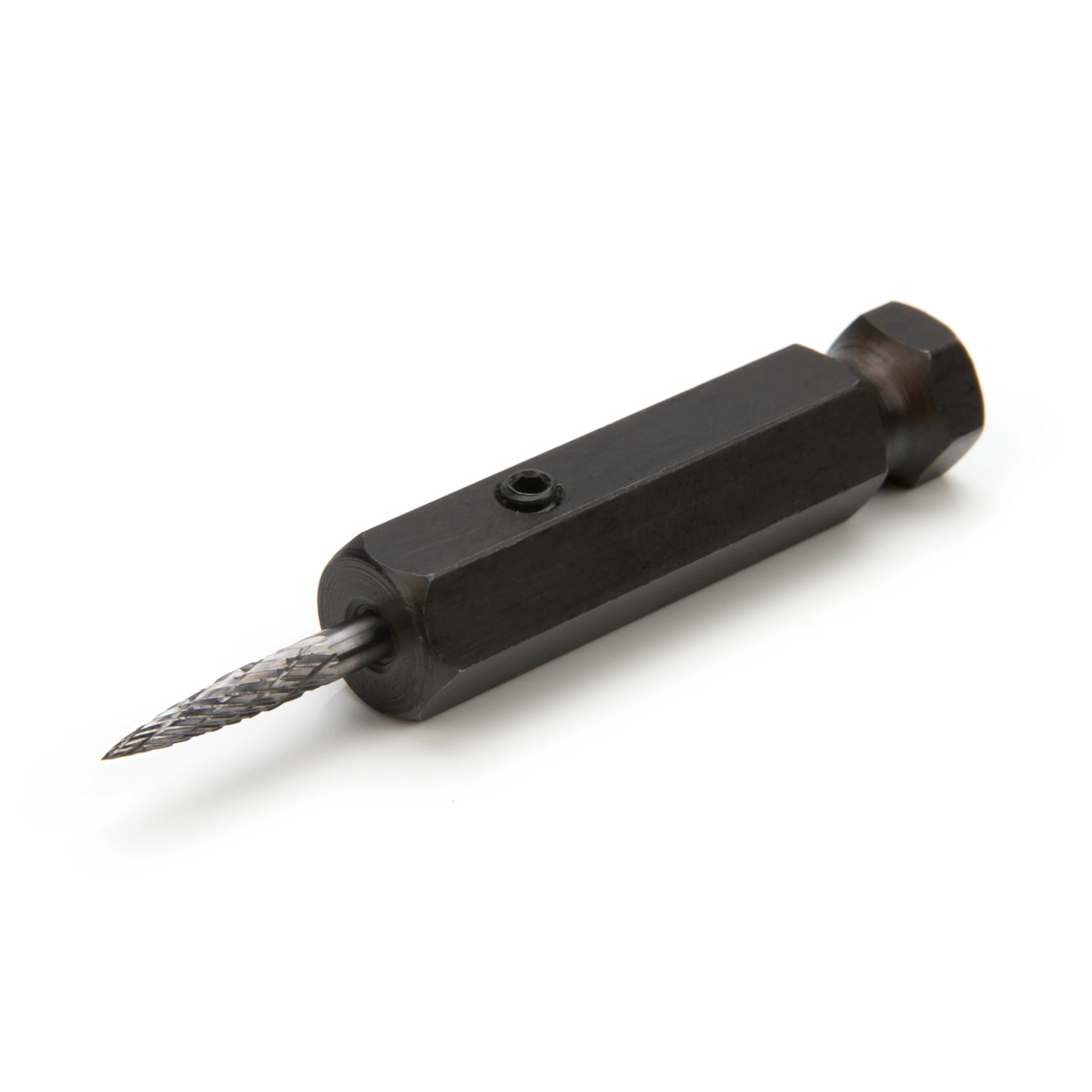 1/8-Inch Carbide Double Cut Burr for Tire Repair Dressing with Adapter - Image 4