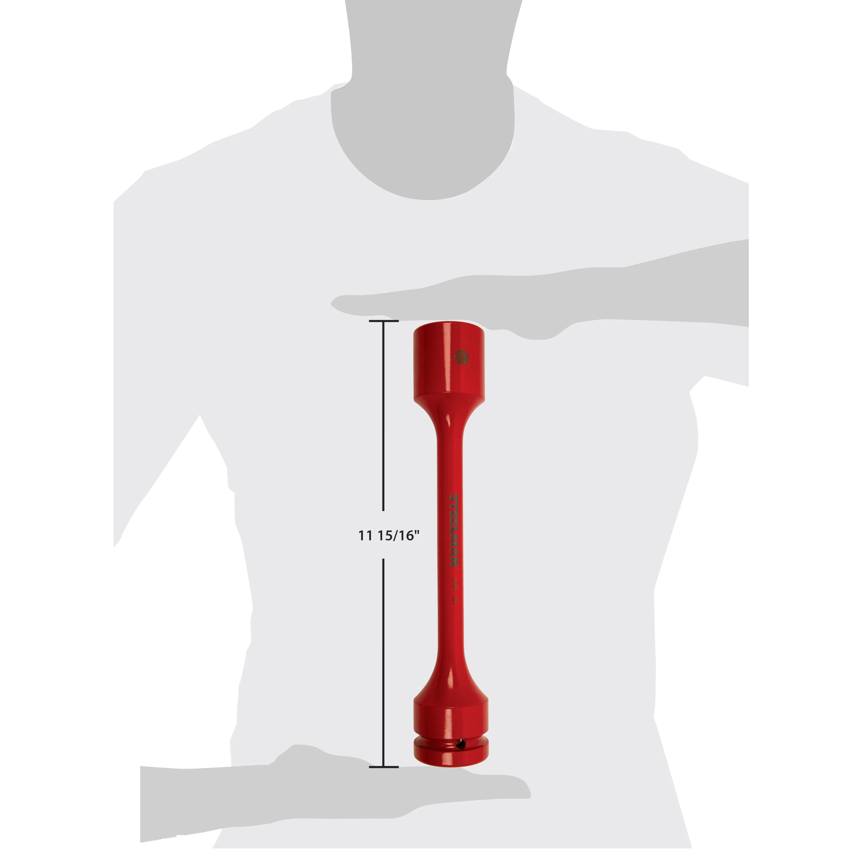 1-Inch Drive x 1-1/4-Inch 250 ft-lb Torque Stick, Red - Image 6