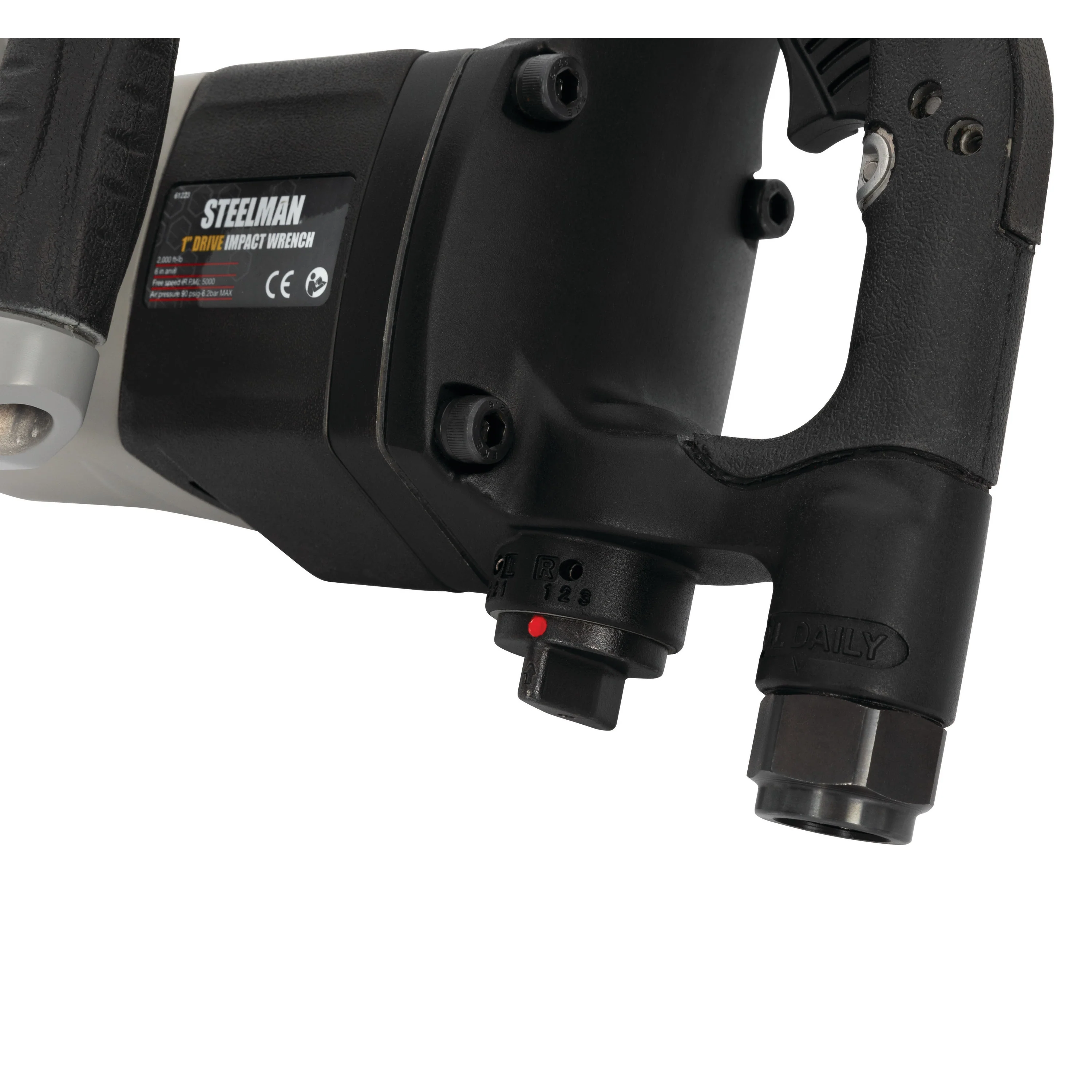 1-Inch Drive Heavy-Duty 2000 ft-lb Twin Hammer Impact Wrench with 6-Inch Anvil - Image 8