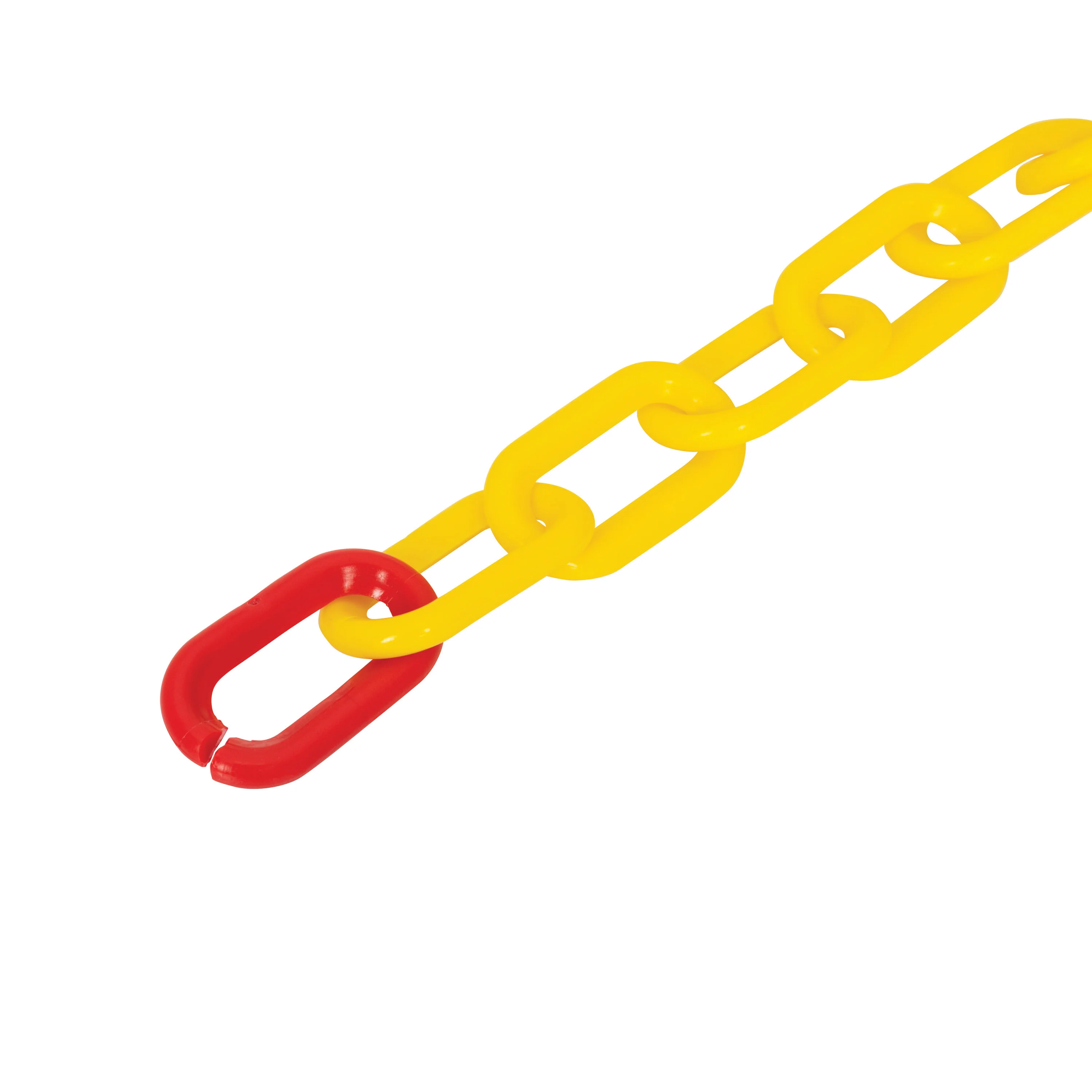 100-Foot Hi-Viz Yellow Plastic Safety Chain - Image 3