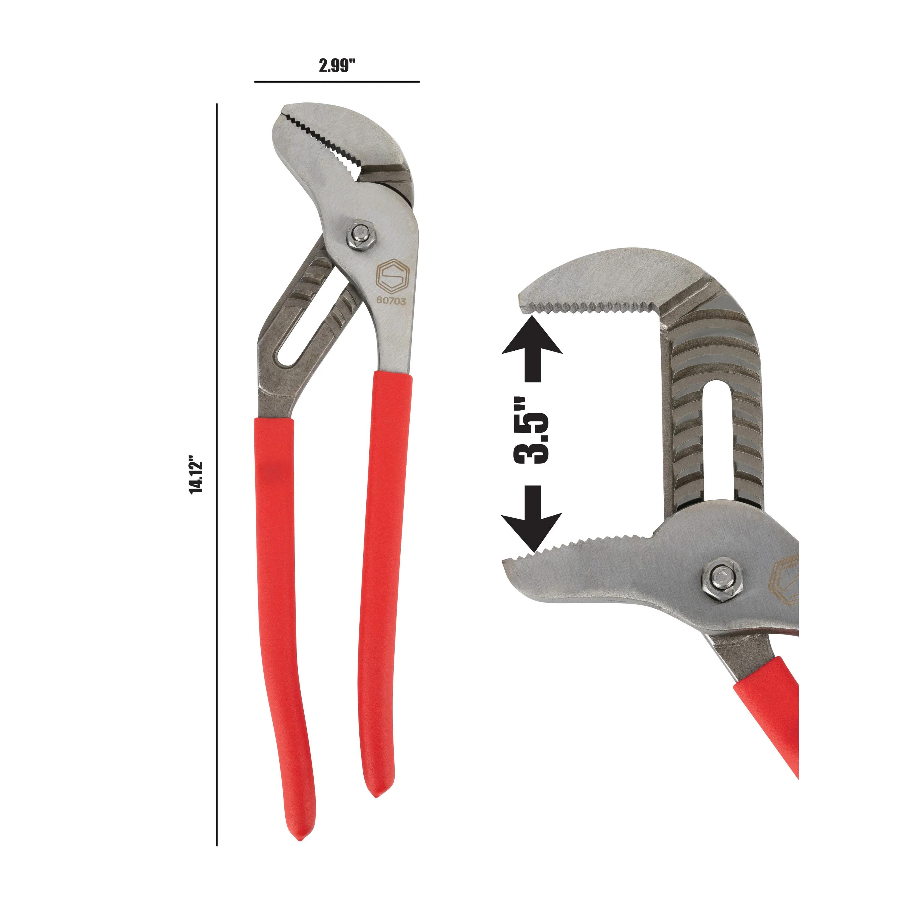 14-Inch Groove Joint Adjustable Pliers - Image 5
