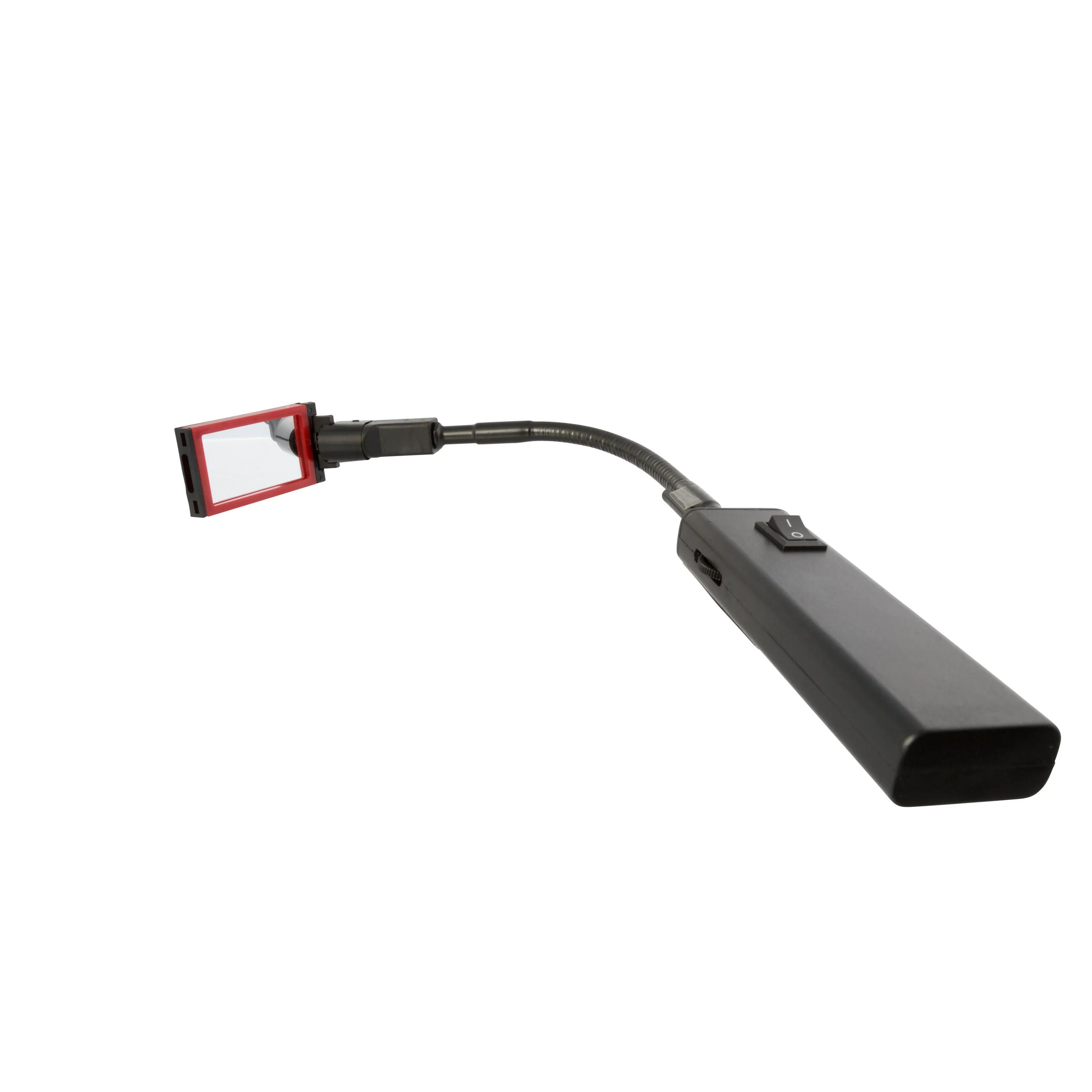 18-Inch Flexible Lighted Inspection Tool with 90-Degree Tilting Mirror