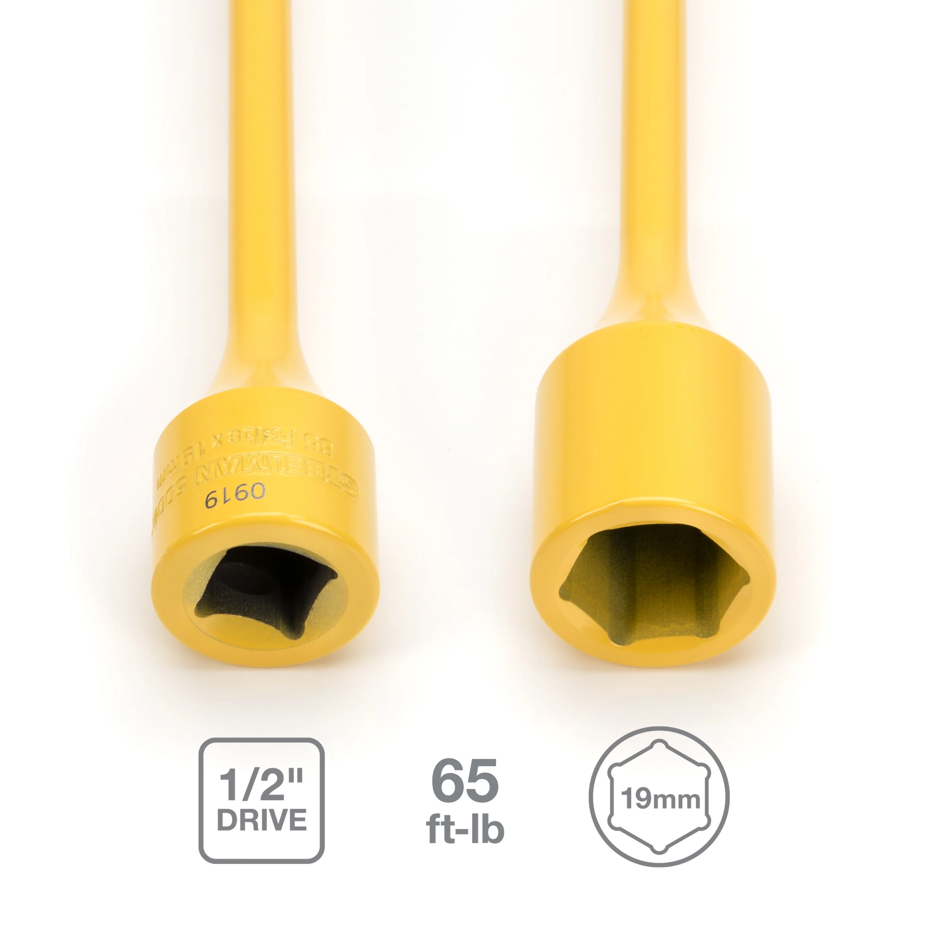 1/2-Inch Drive x 19mm 65 ft-lb Torque Stick, Yellow - Image 4
