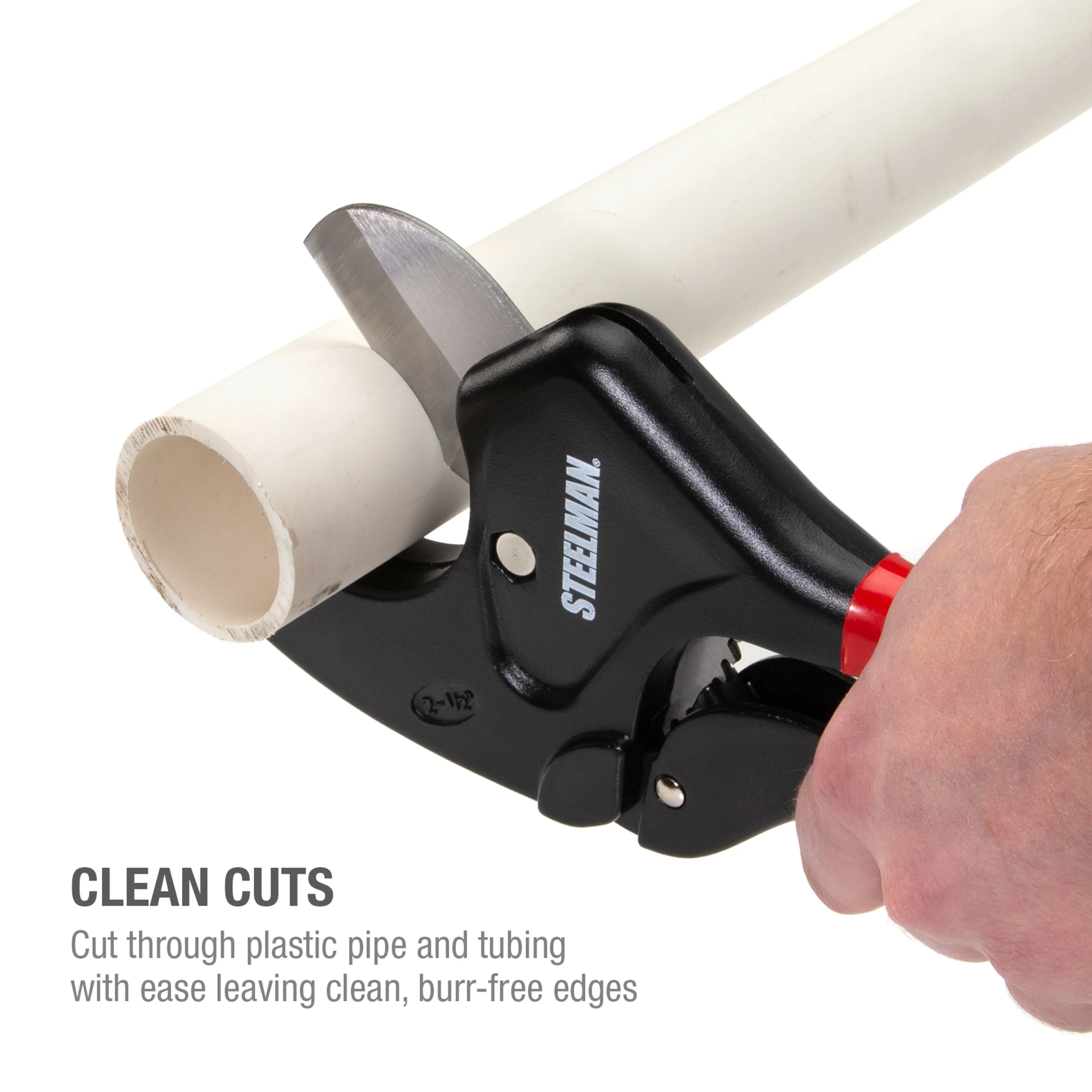 2-1/2-Inch Jaw Ratcheting PVC and Plastic Pipe Cutters - Image 6