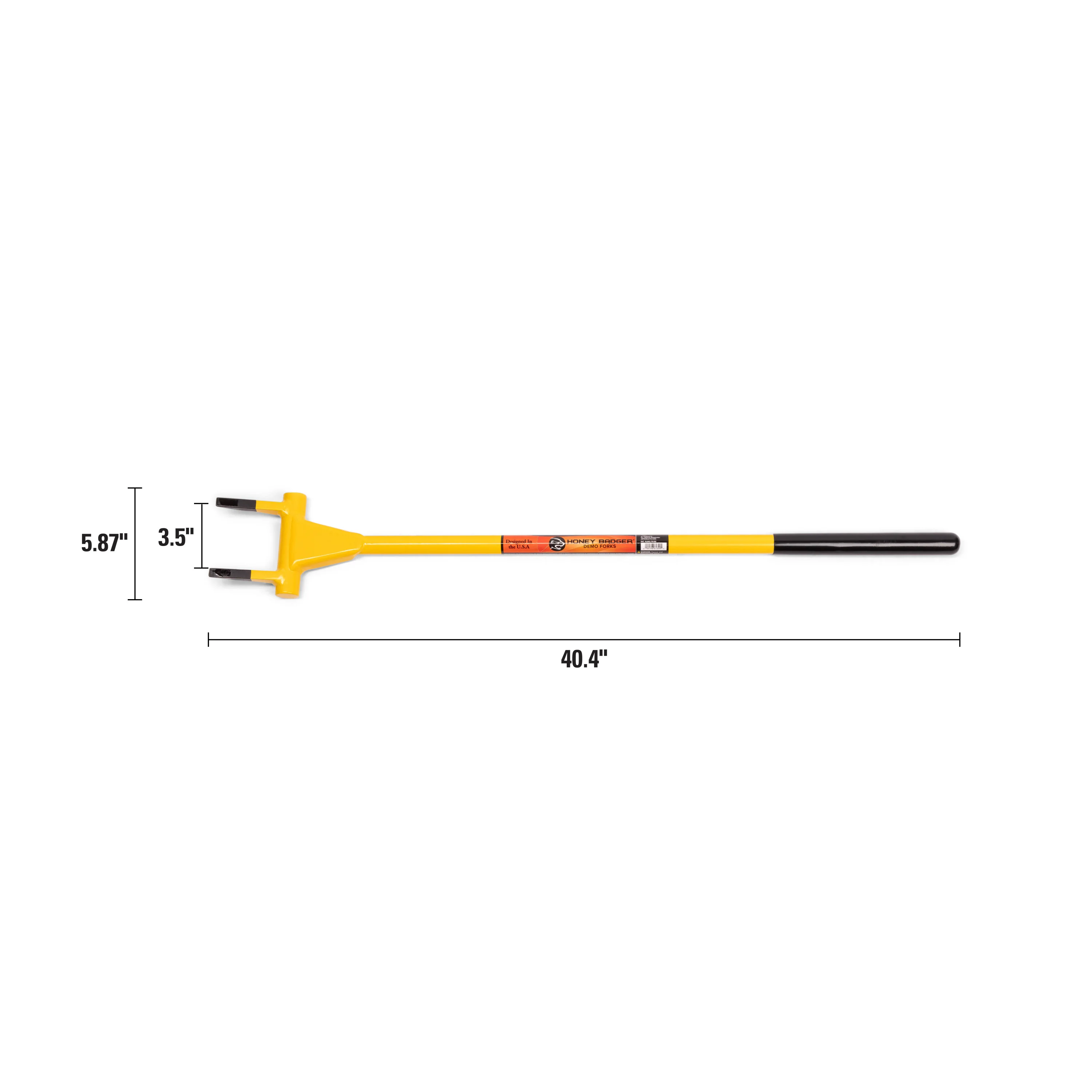 2-Tine Honey Badger Demo Fork with 40-Inch Handle - Image 6