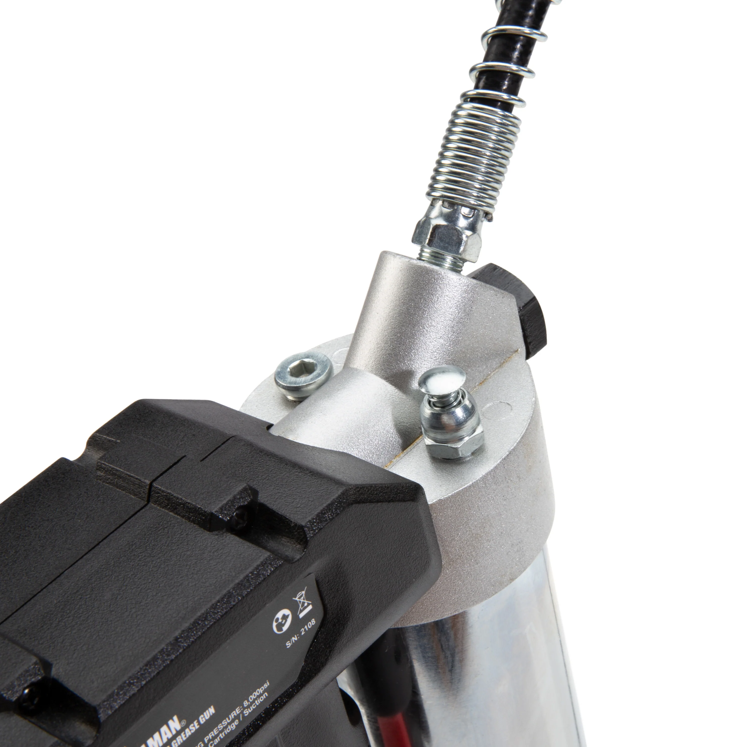 20V Cordless 8,000 PSI 14-Ounce Grease Gun with 30-Inch Flex Hose and Battery Kit - Image 7