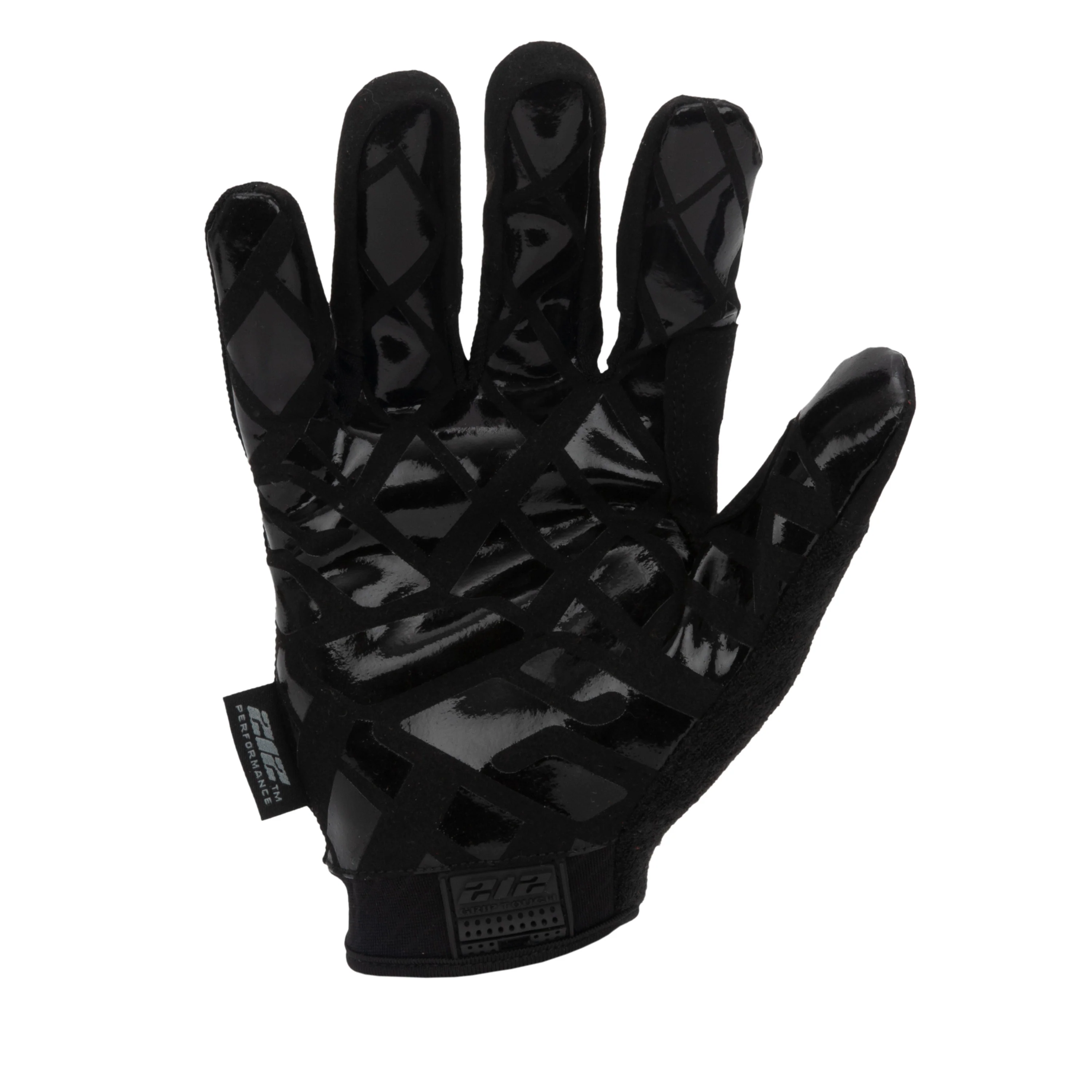 GSA Compliant Silicone Grip Touch-Screen Compatible Mechanic Gloves in Black - Image 4