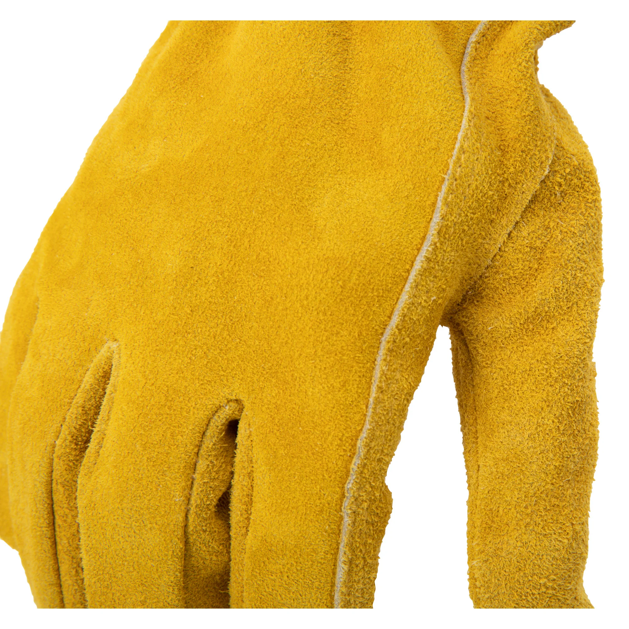 Leather Driver Work Glove in Golden Brown - Image 5