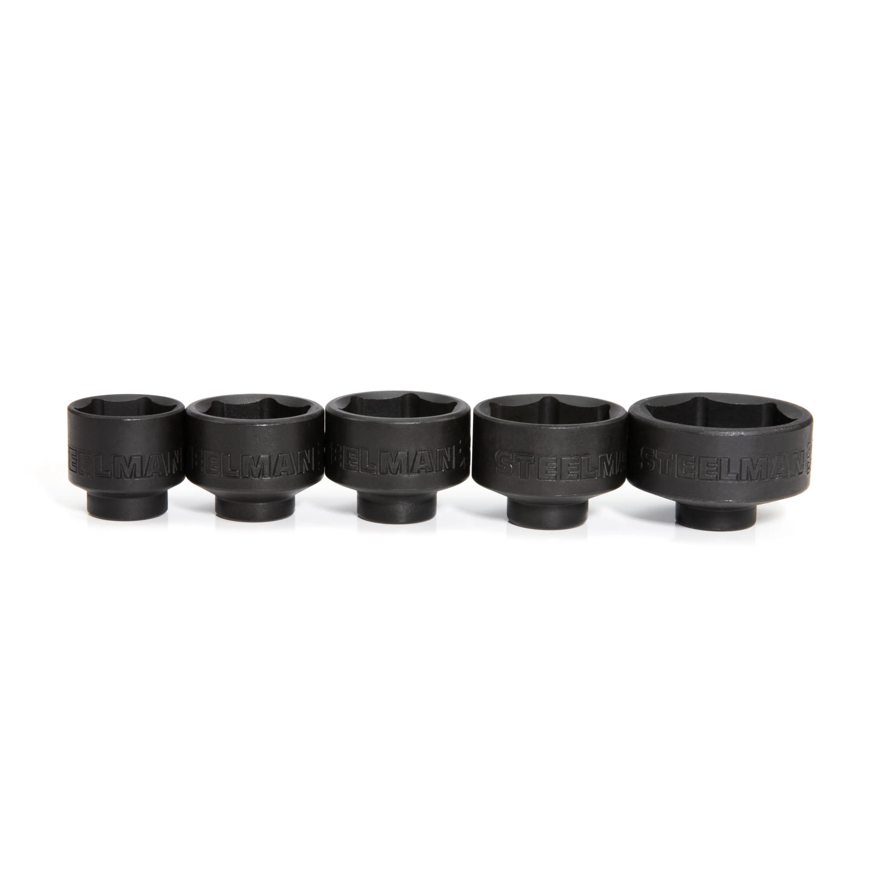5-Piece 3/8-Inch Drive Low Profile Oil Filter Socket Set - Image 4