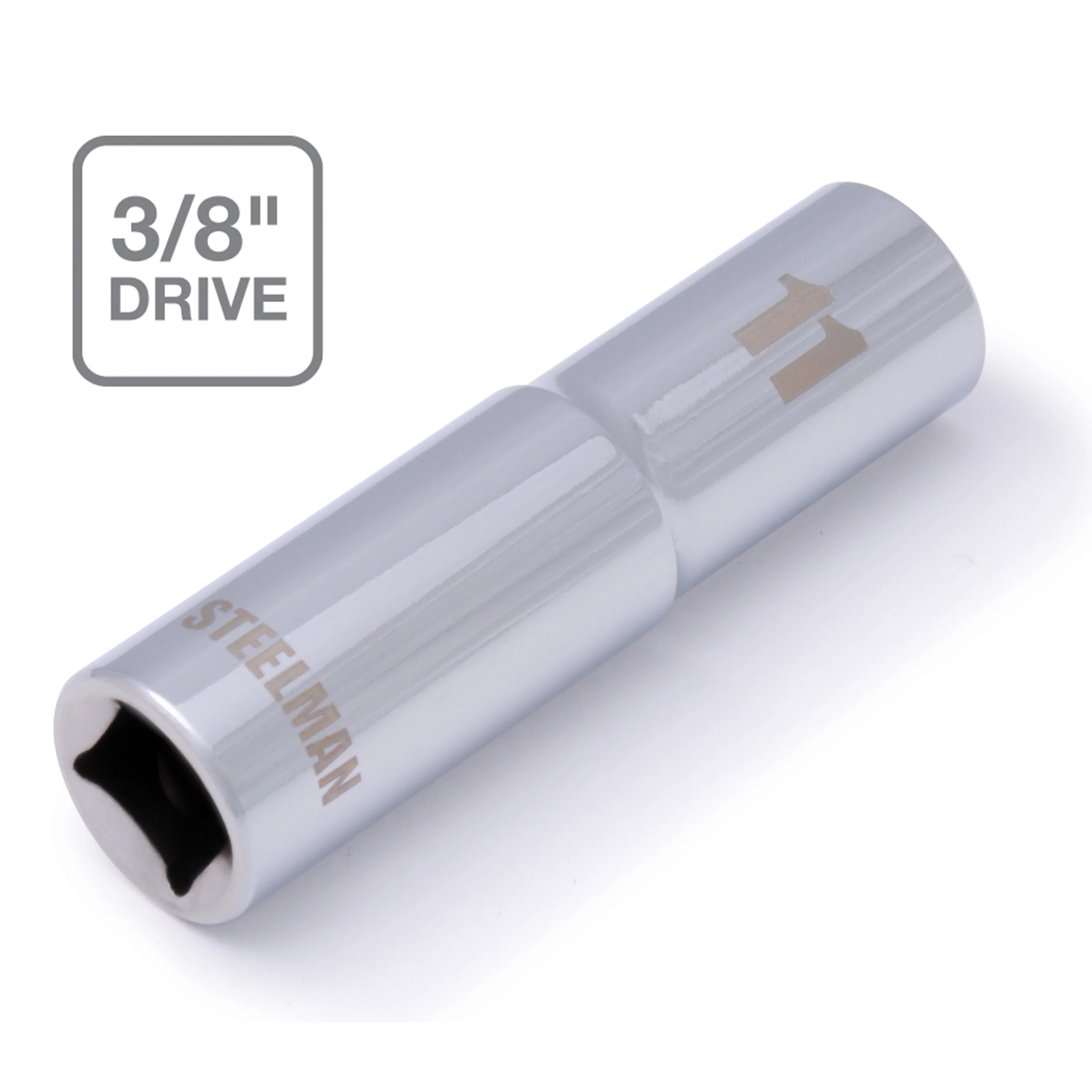 3/8-Inch Drive x 11mm Deep Well 6-Point Socket - Image 4