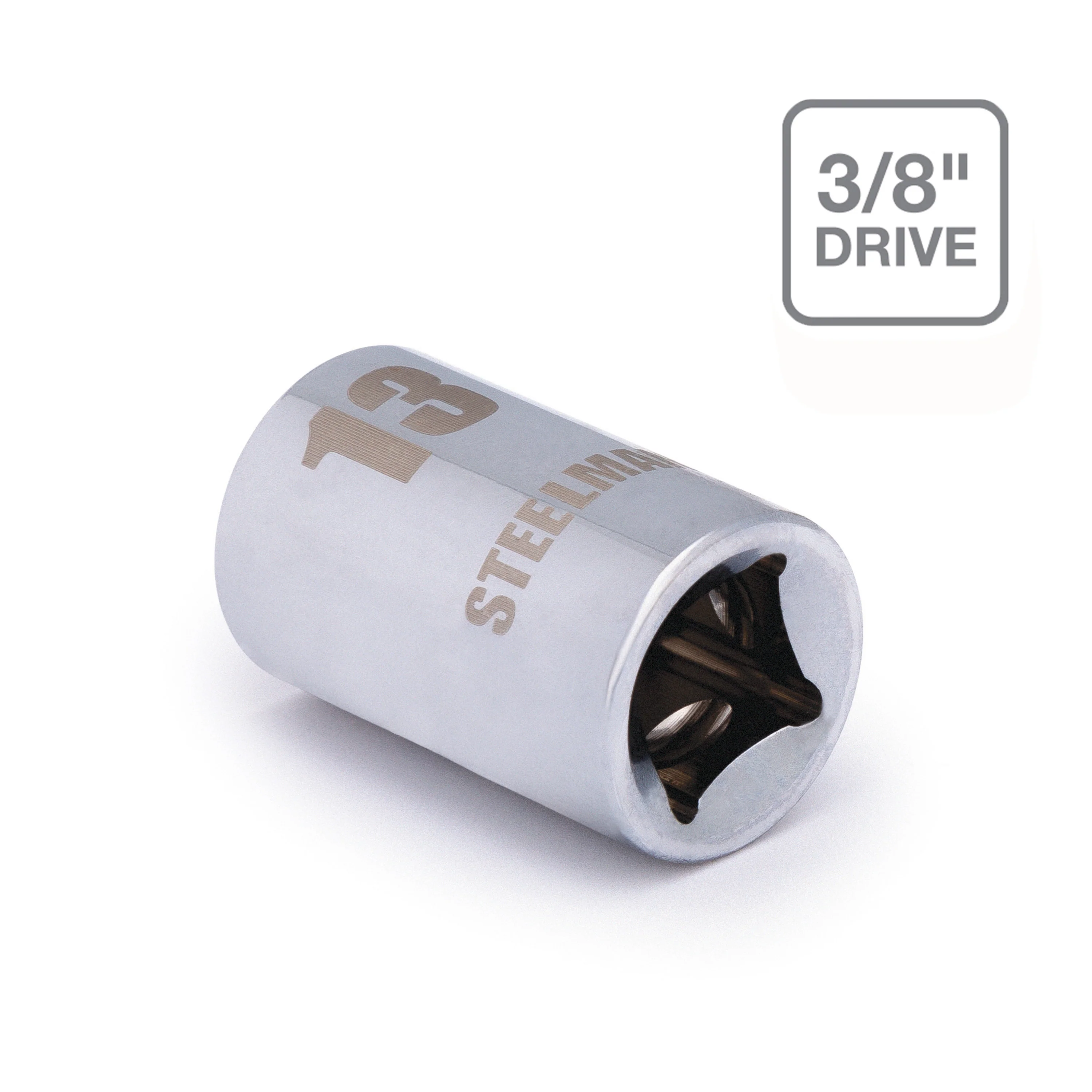 3/8-Inch Drive x 13mm Shallow 6-Point Socket - Image 4