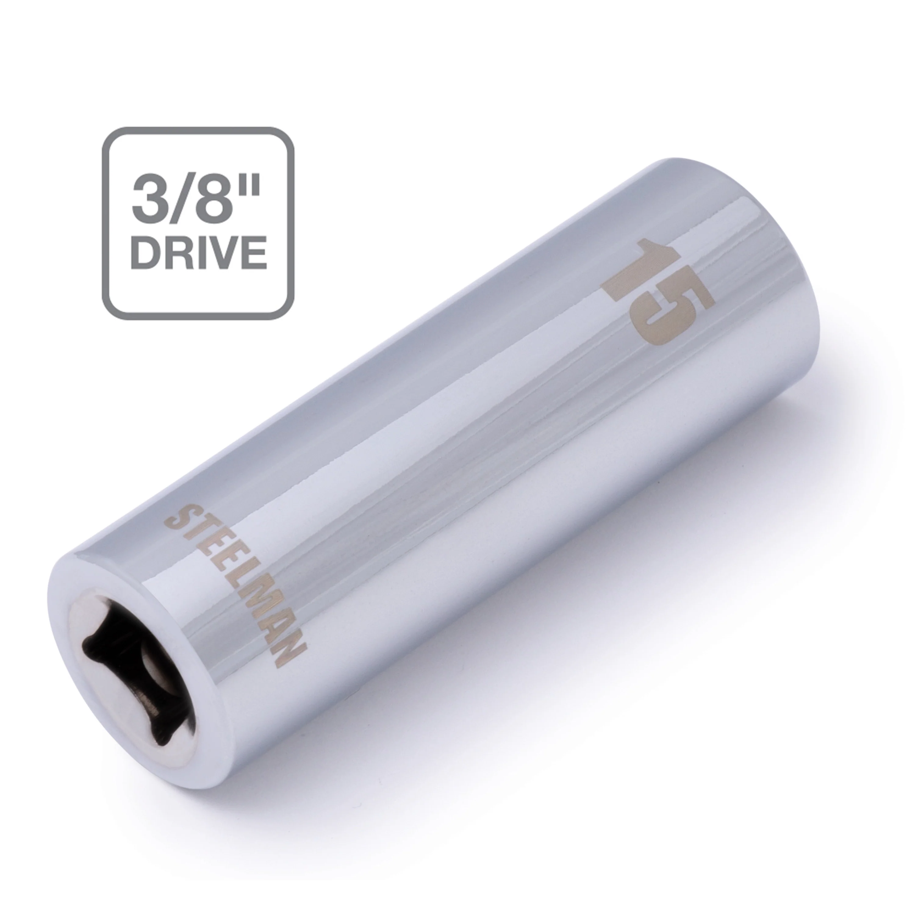 3/8-Inch Drive x 15mm Deep Well 6-Point Socket - Image 4