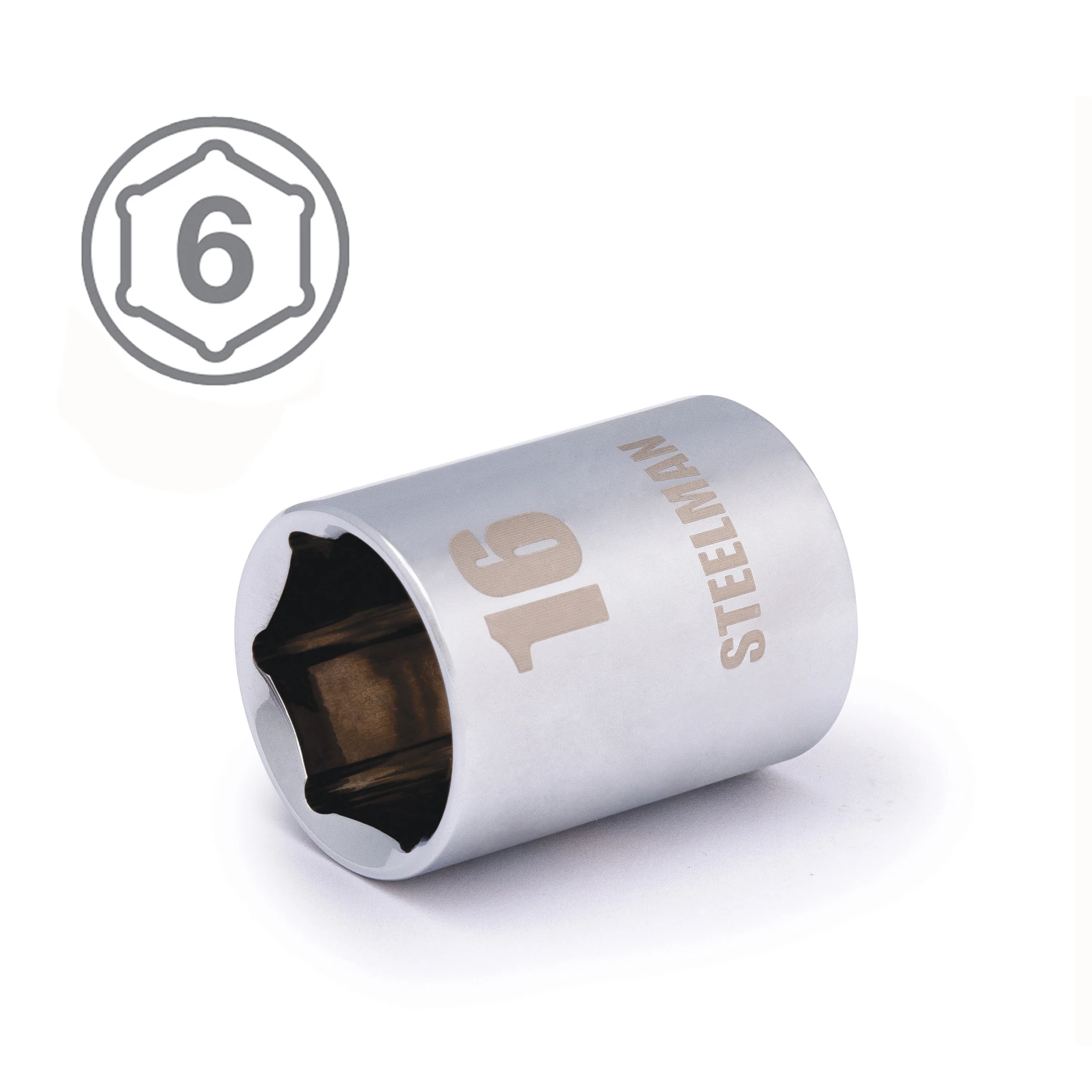 3/8-Inch Drive x 16mm 6-Point Socket - Image 2