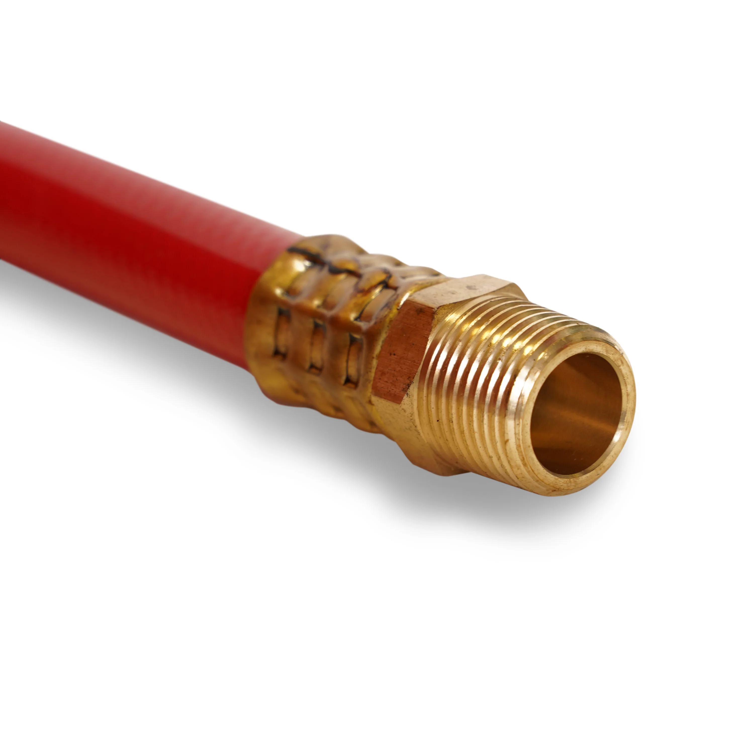 35-Foot Long PVC 3/8-Inch ID Hose Reel Replacement Air Hose with 3/8-Inch NPT Brass Fittings - Image 5