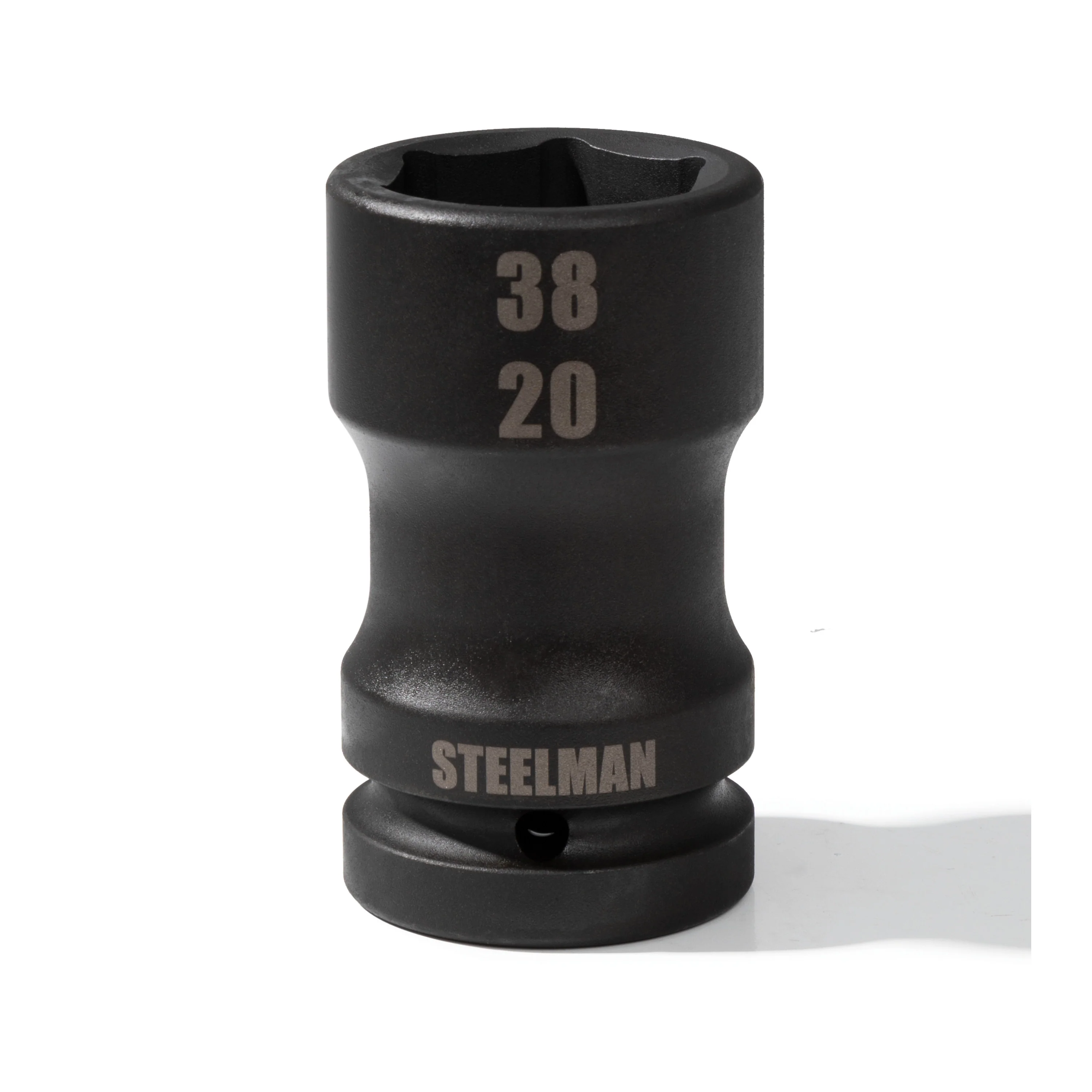 1-Inch Drive Budd Wheel 38mm 6-Point Hex and 20mm 4-Point Square Combo Impact Socket