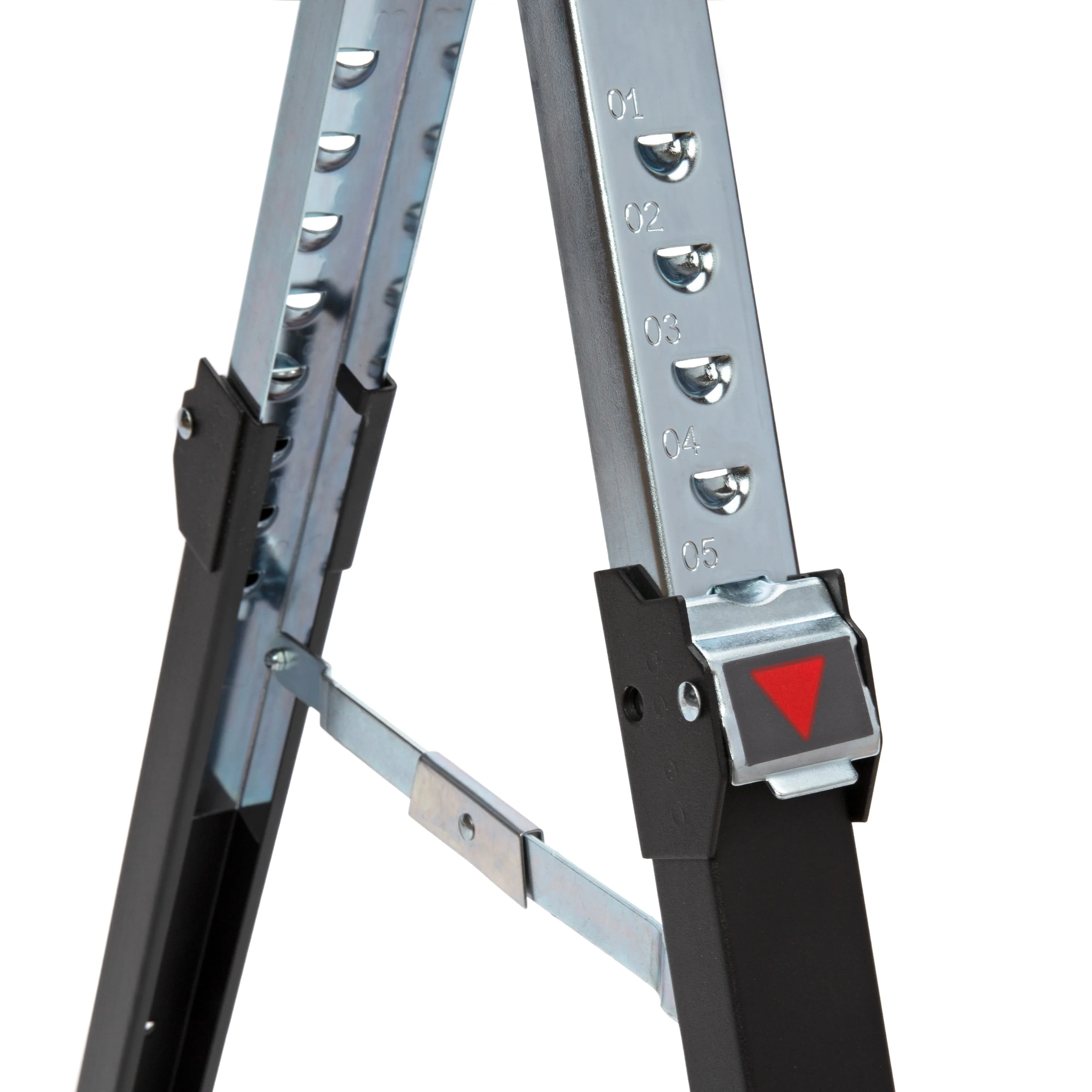 2-Piece Height Adjustable Folding Sawhorse and Work Table Set - Image 5