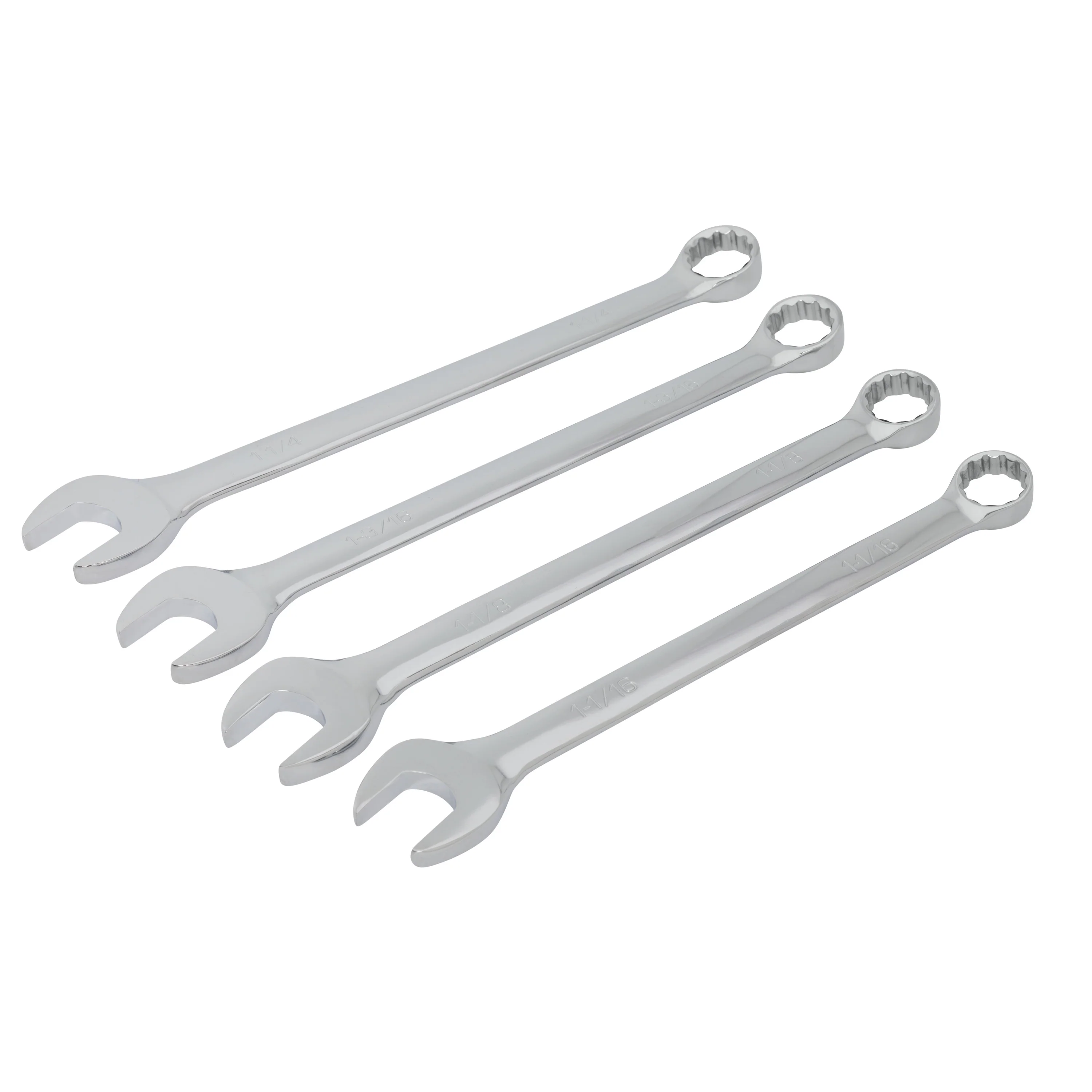 4-Piece Jumbo Combination Wrench Set (1-1/16, 1-1/8, 1-3/16, 1-1/4-Inch) - Image 2