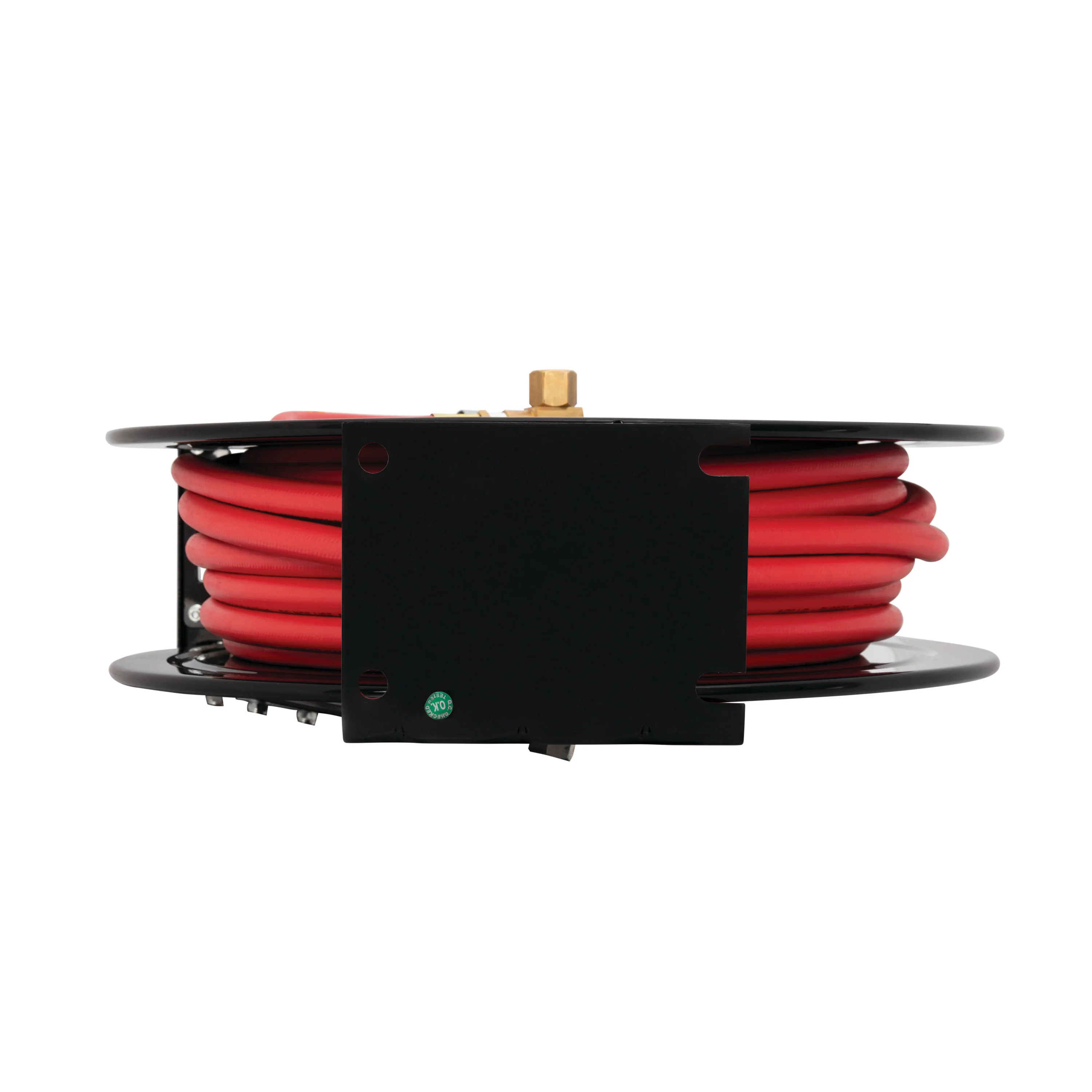 50-Foot Long 1/2-Inch Inner Diameter Air Hose with Spring Retractable Hose Reel with 3/8-Inch NPT Fittings - Image 5