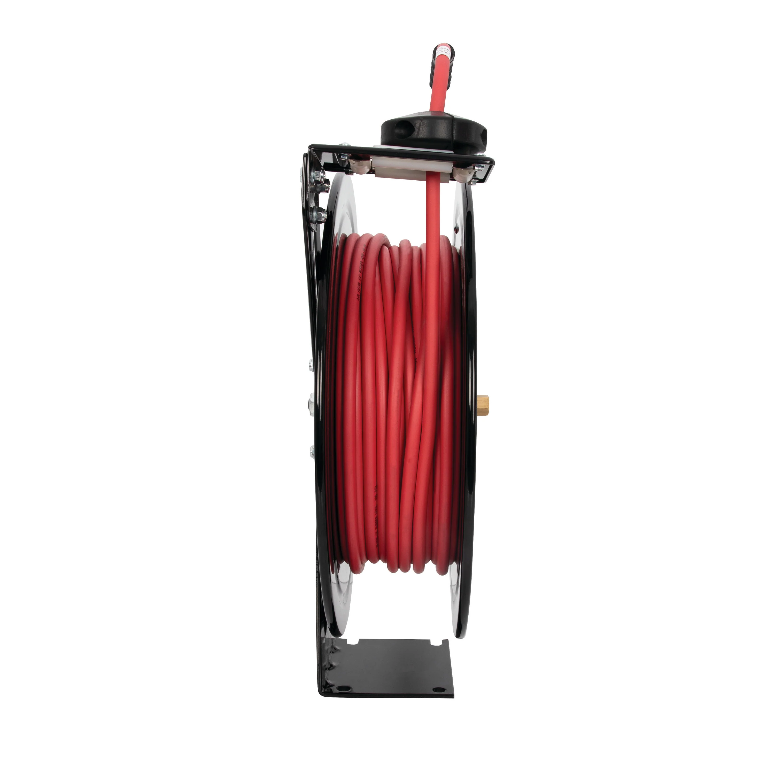 50-Foot Long 1/4-Inch Inner Diameter Air Hose with Spring Retractable Hose Reel with 1/4-Inch NPT Fittings - Image 4