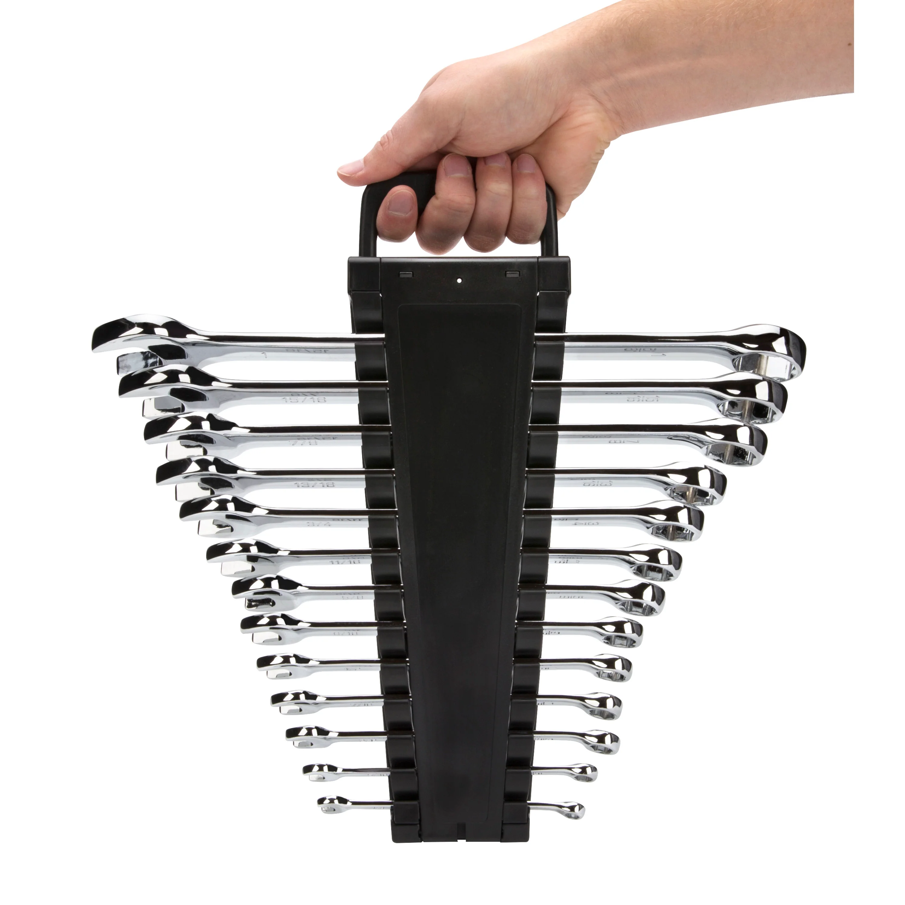 13-Piece SAE 6-Point Combination Wrench Set - Image 7