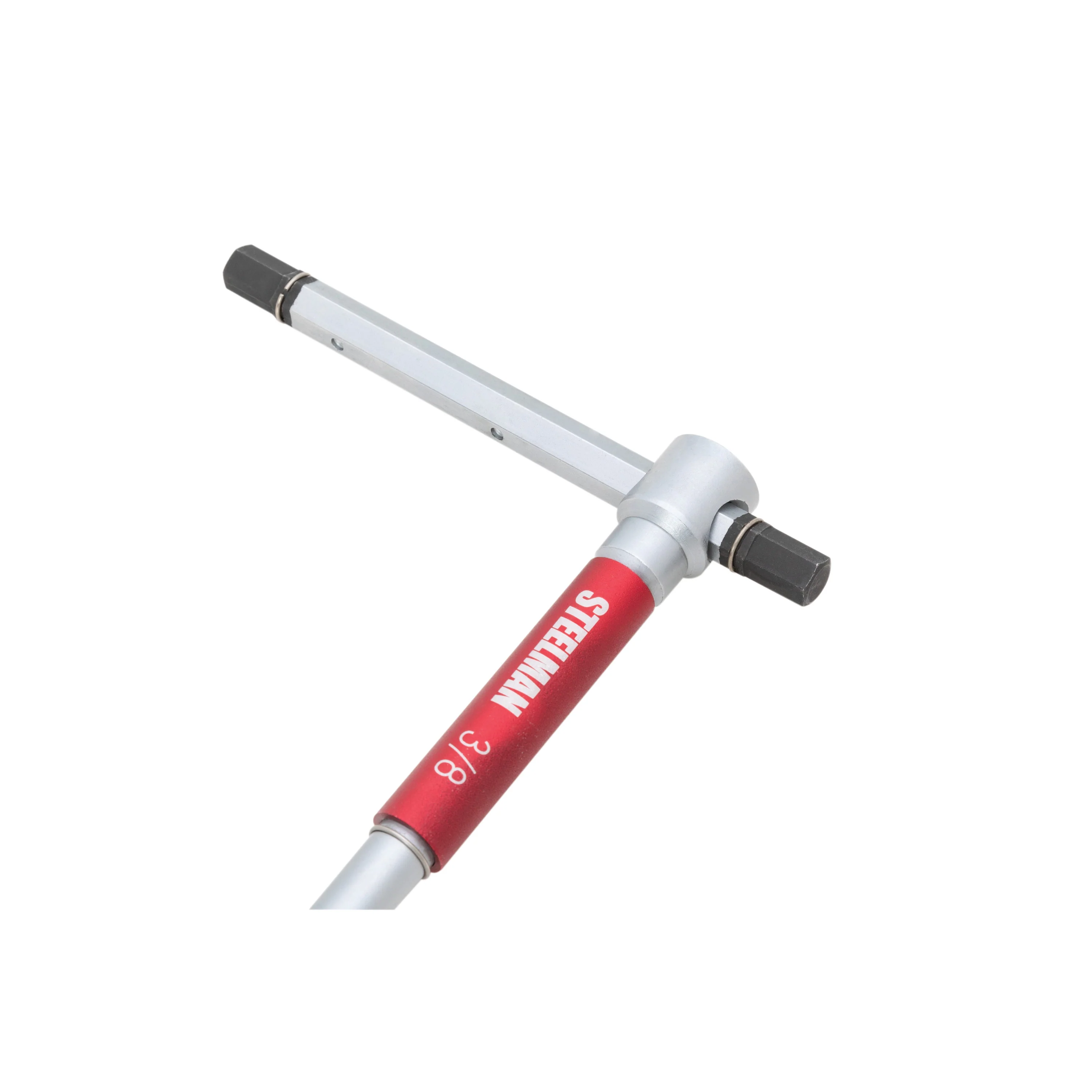 8-Piece Sliding T-Handle SAE Hex Key Set with Free-Spinning Grip Sleeves - Image 6
