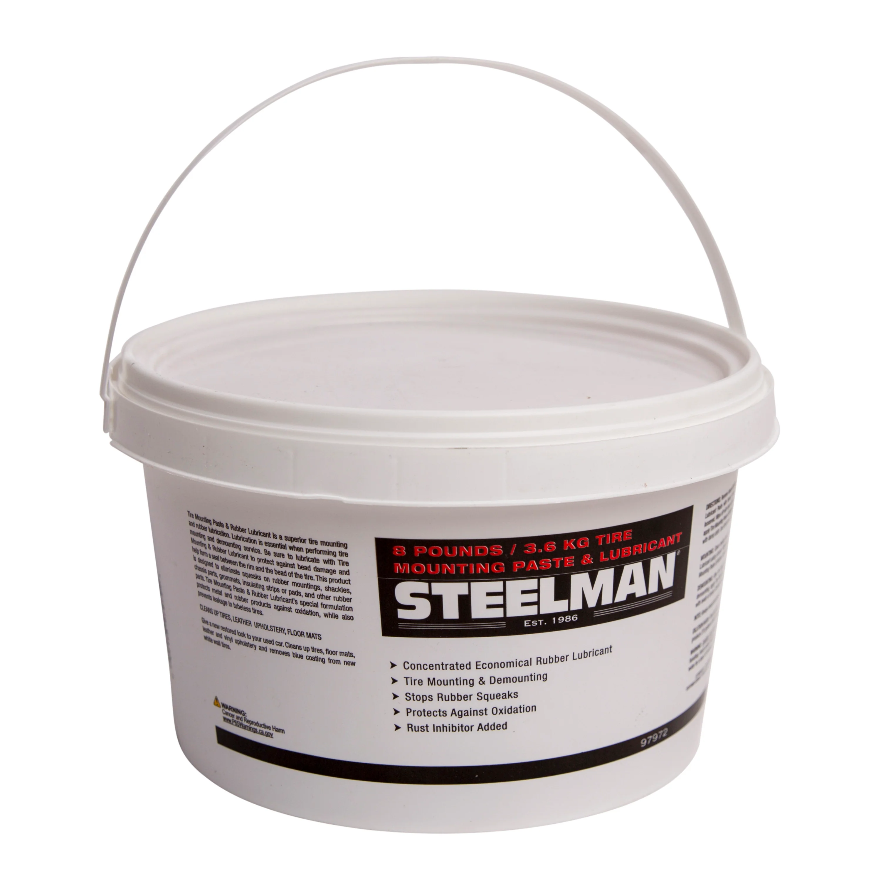 7.8-Pound Tire Mounting Paste and Rubber Lubricant Bucket