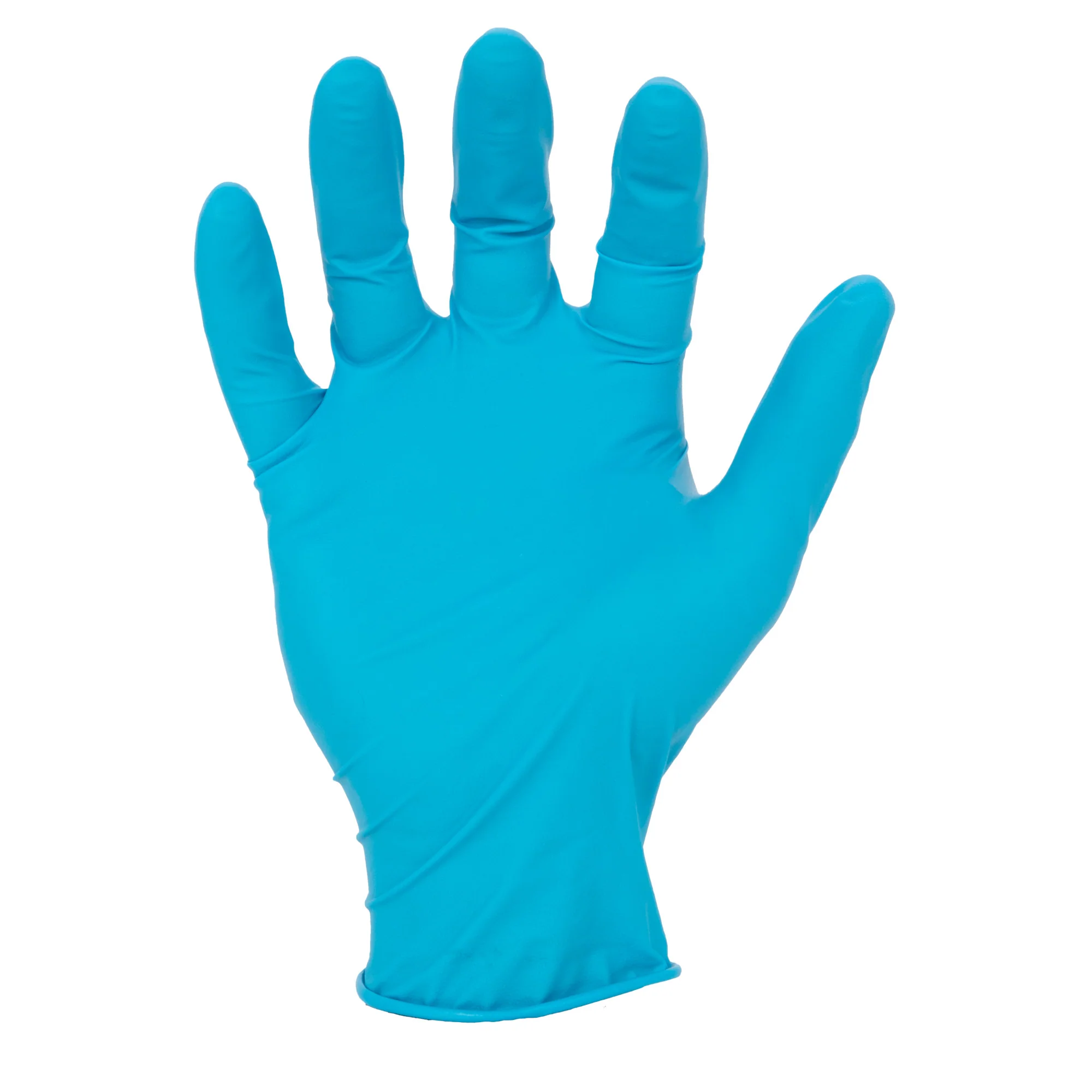 Disposable 8mil Blue Nitrile Gloves (Latex Free), (100 Count) - Image 4