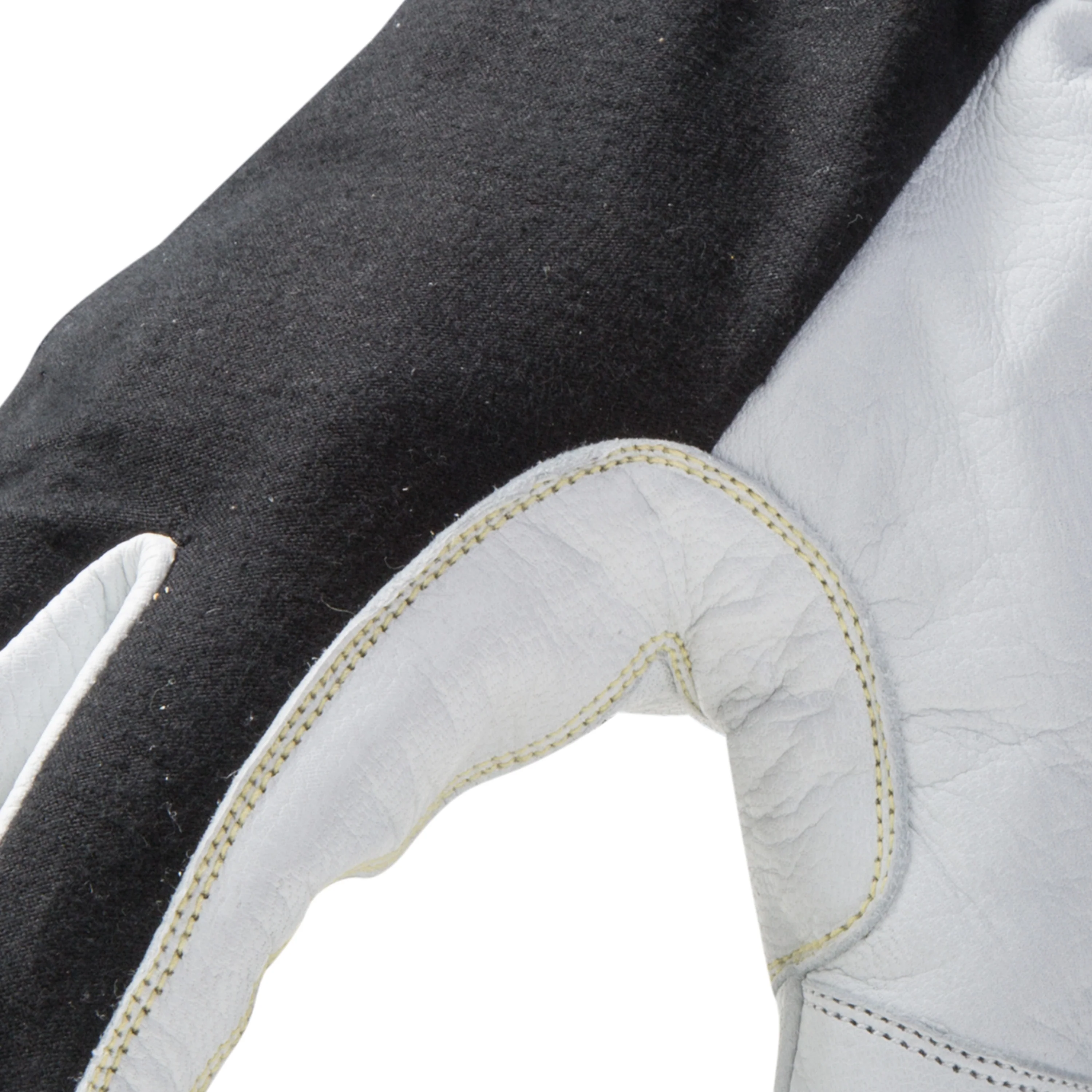 ARC Economy TIG Cut 5 Resistant Goatskin Welding Gloves in White and Black - Image 5