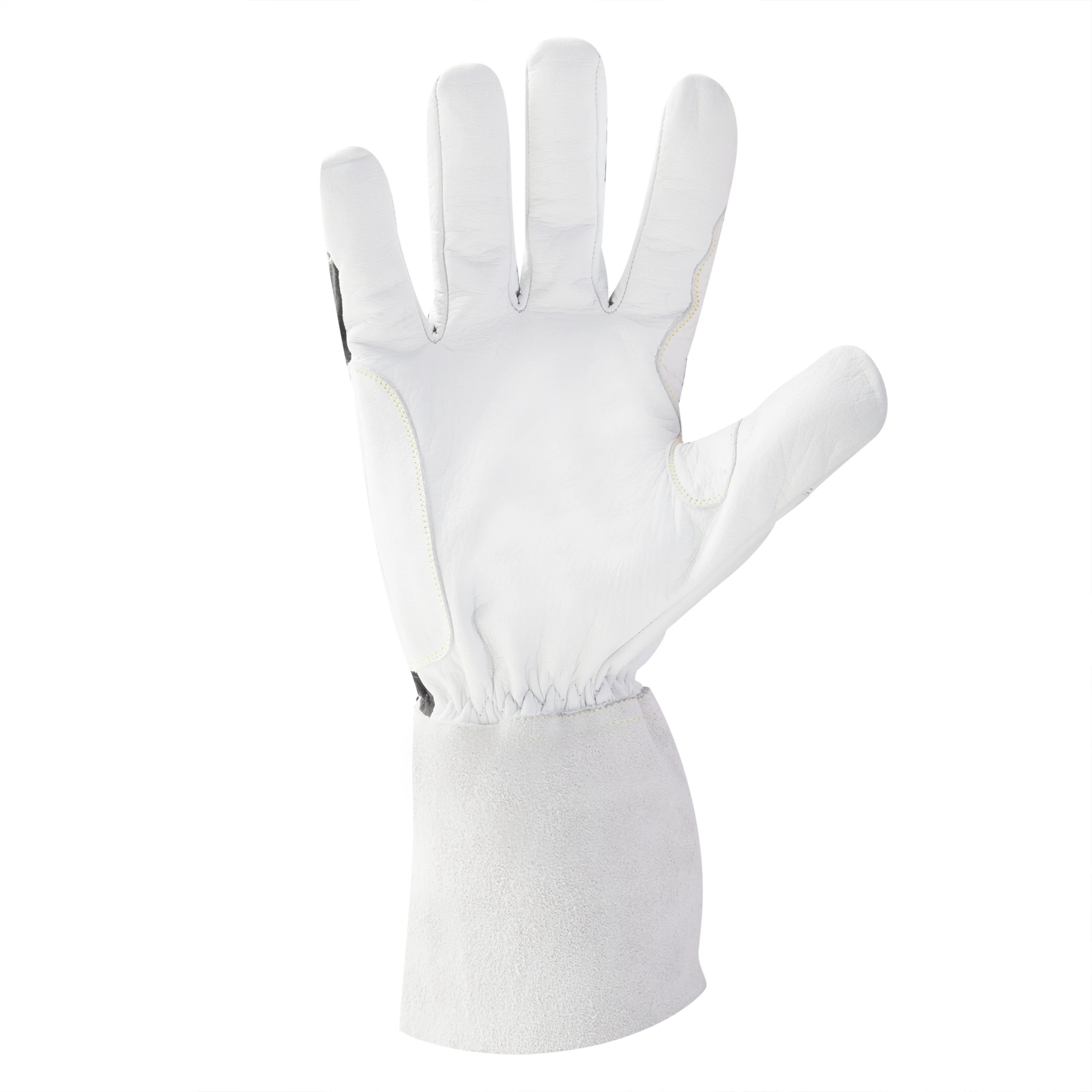 ARC Economy TIG Welding Gloves in White and Black - Image 4