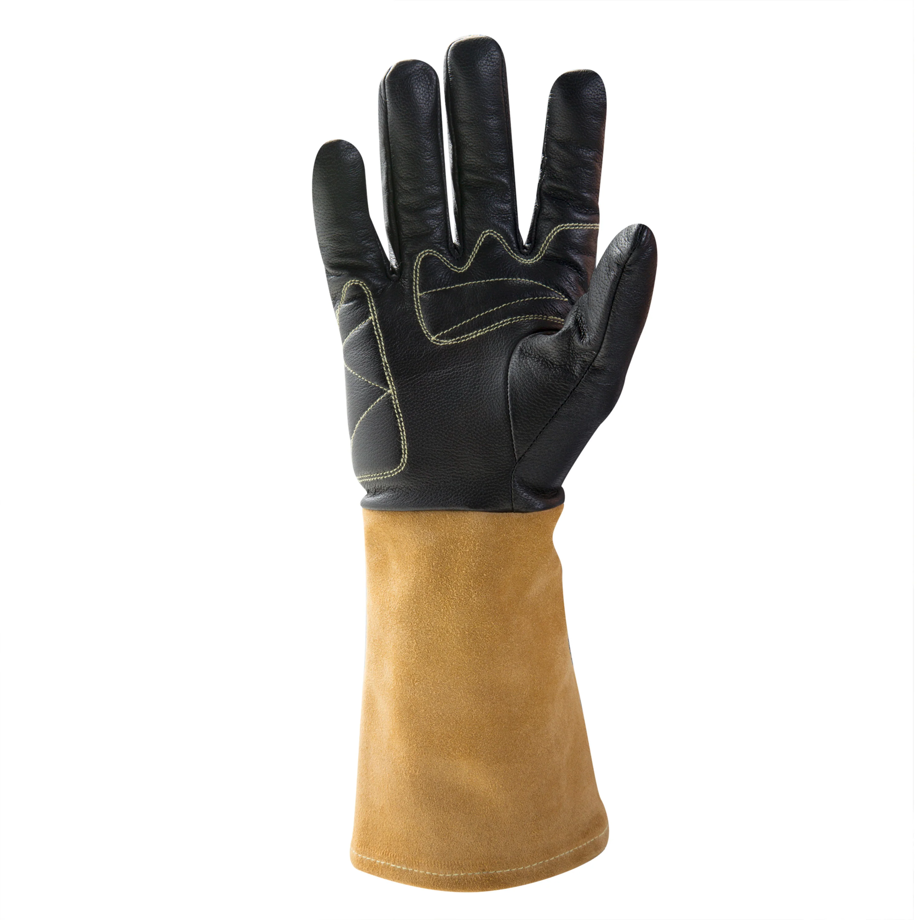 ARC Premium TIG Welding Gloves in Brown and Black - Image 4