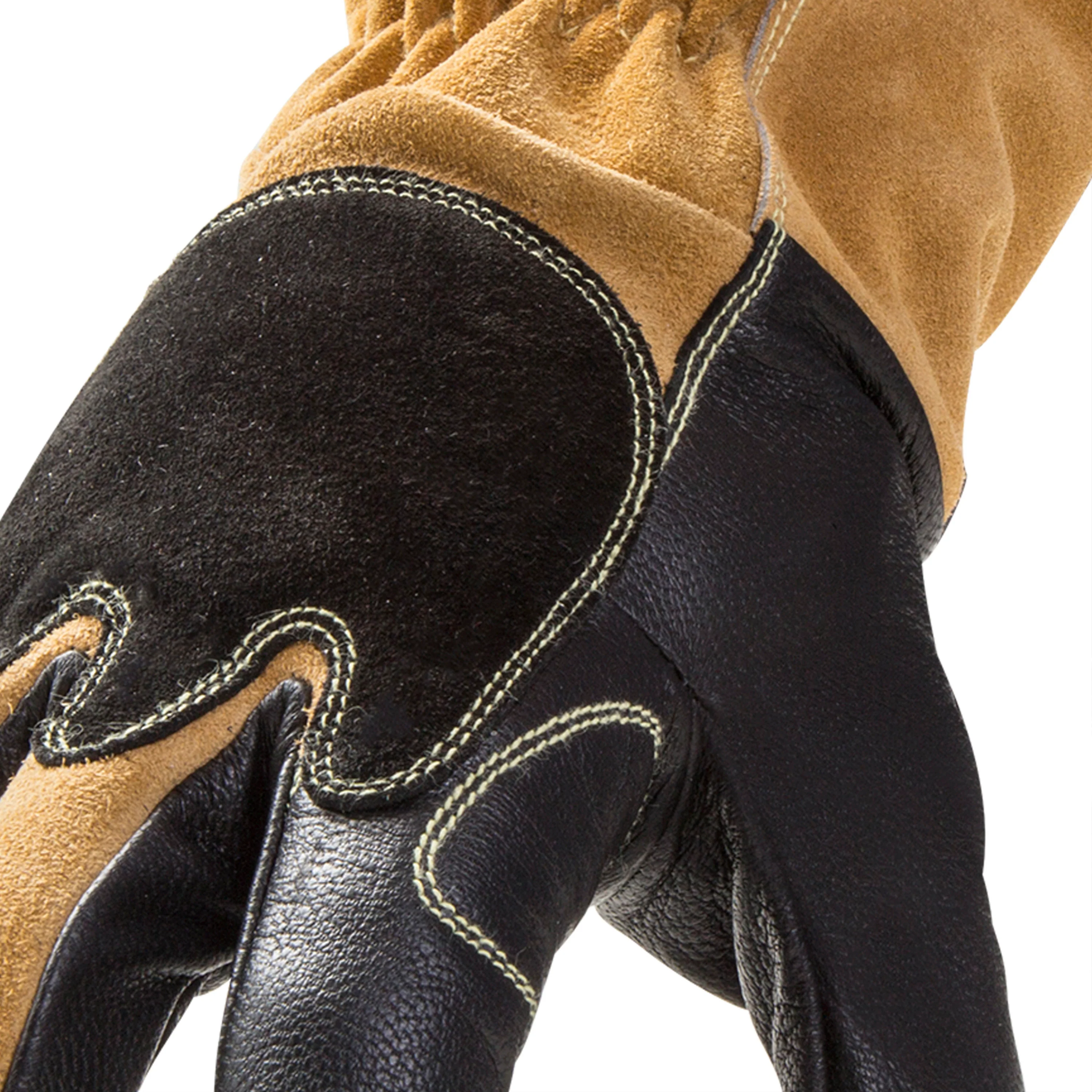 ARC Premium TIG Welding Gloves in Brown and Black - Image 5