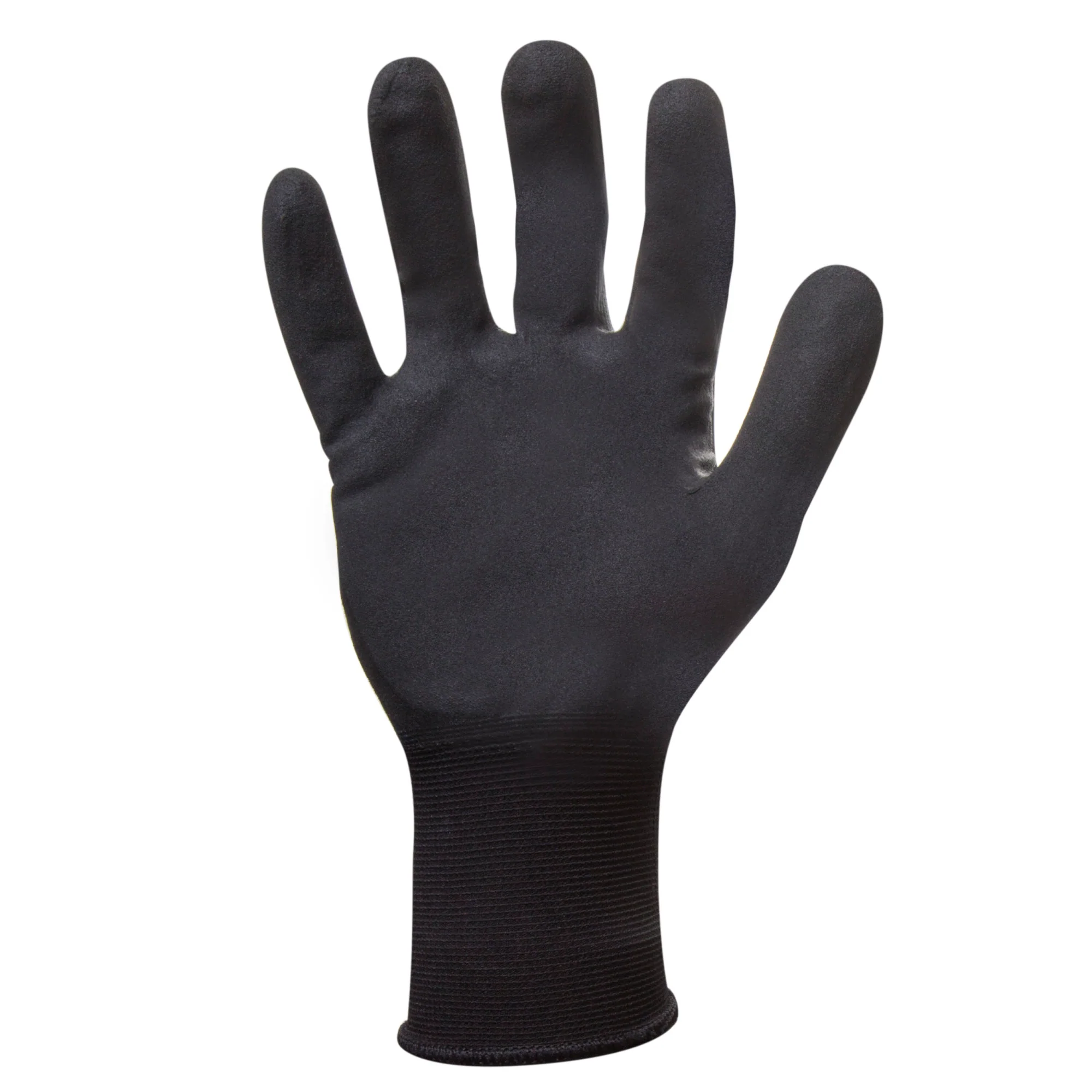 AX360 Grip Lite Nitrile-dipped Work Gloves in Black and Blue - Image 4