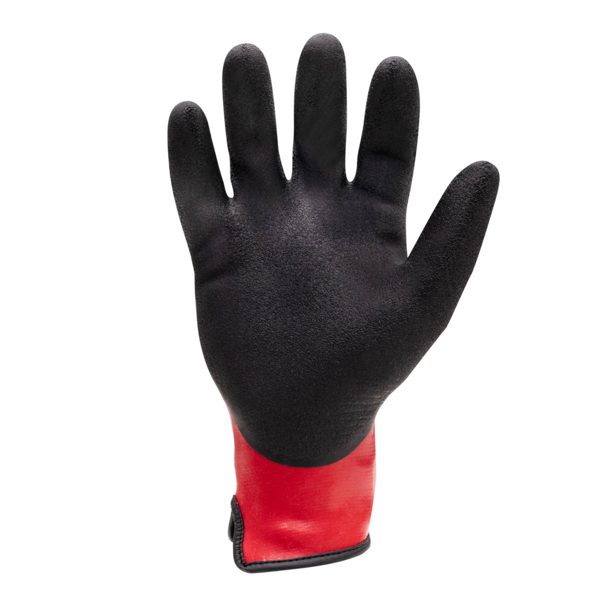 AX360 Shield Grip Latex-dipped Gloves in Black and Red - Image 4