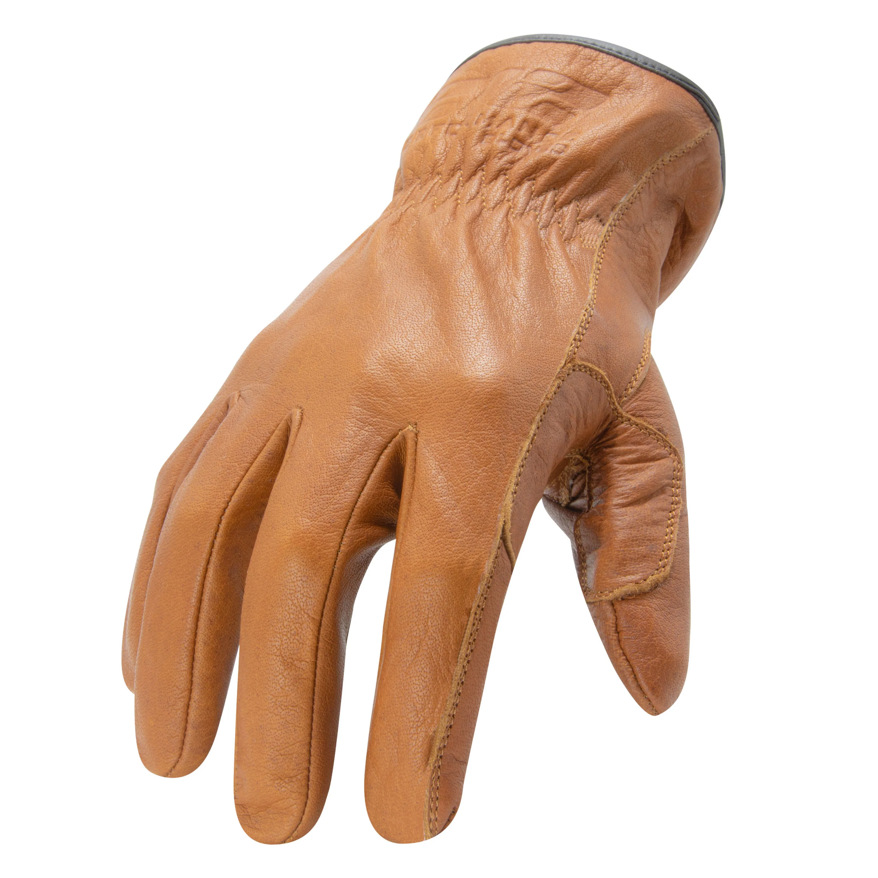 Arc Flash Cut and Liquid Resistant Treated Leather Driver Gloves in Brown (CAT 2, EN Level 5)